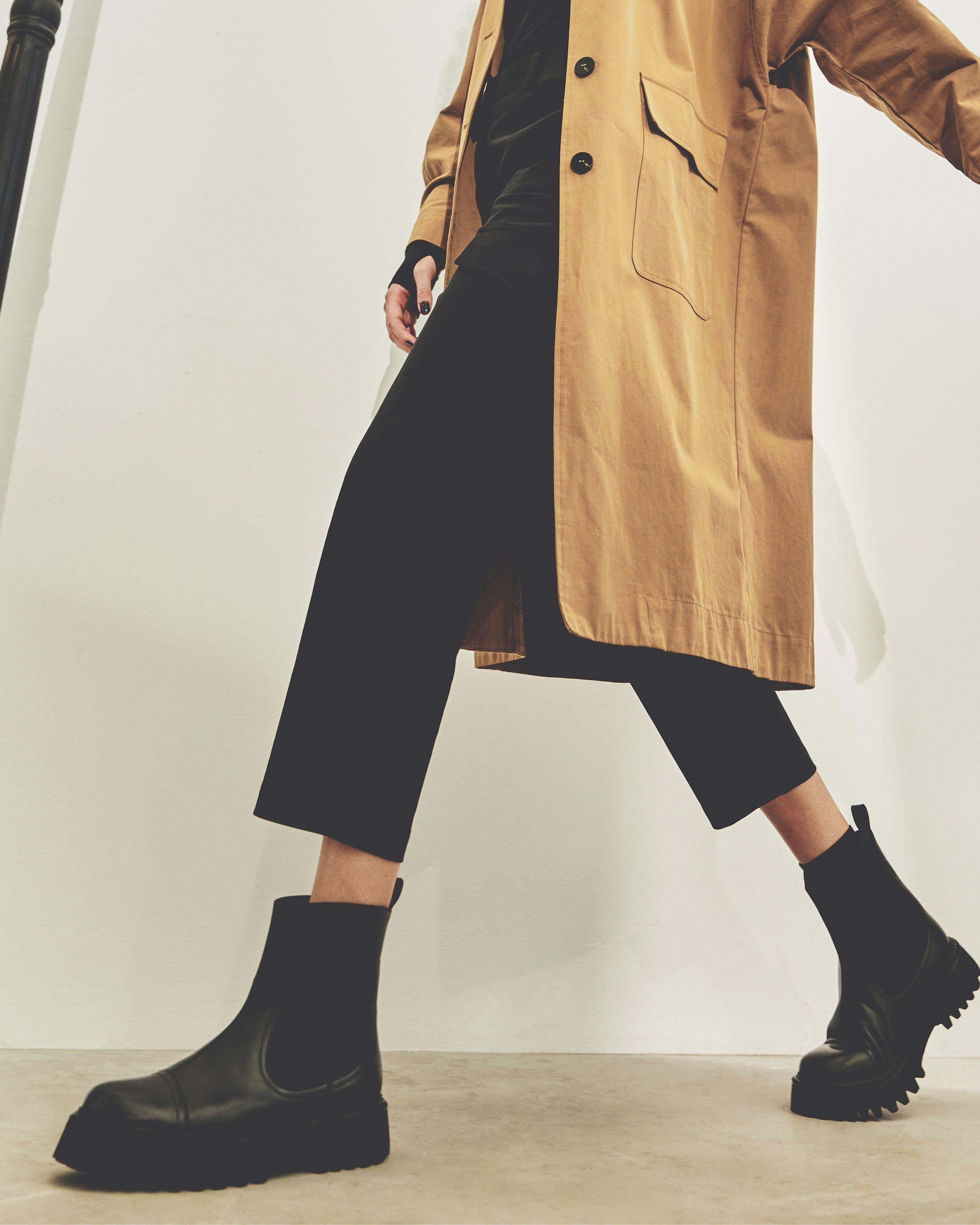 Stella Elasticated Rib Boot -  Black
