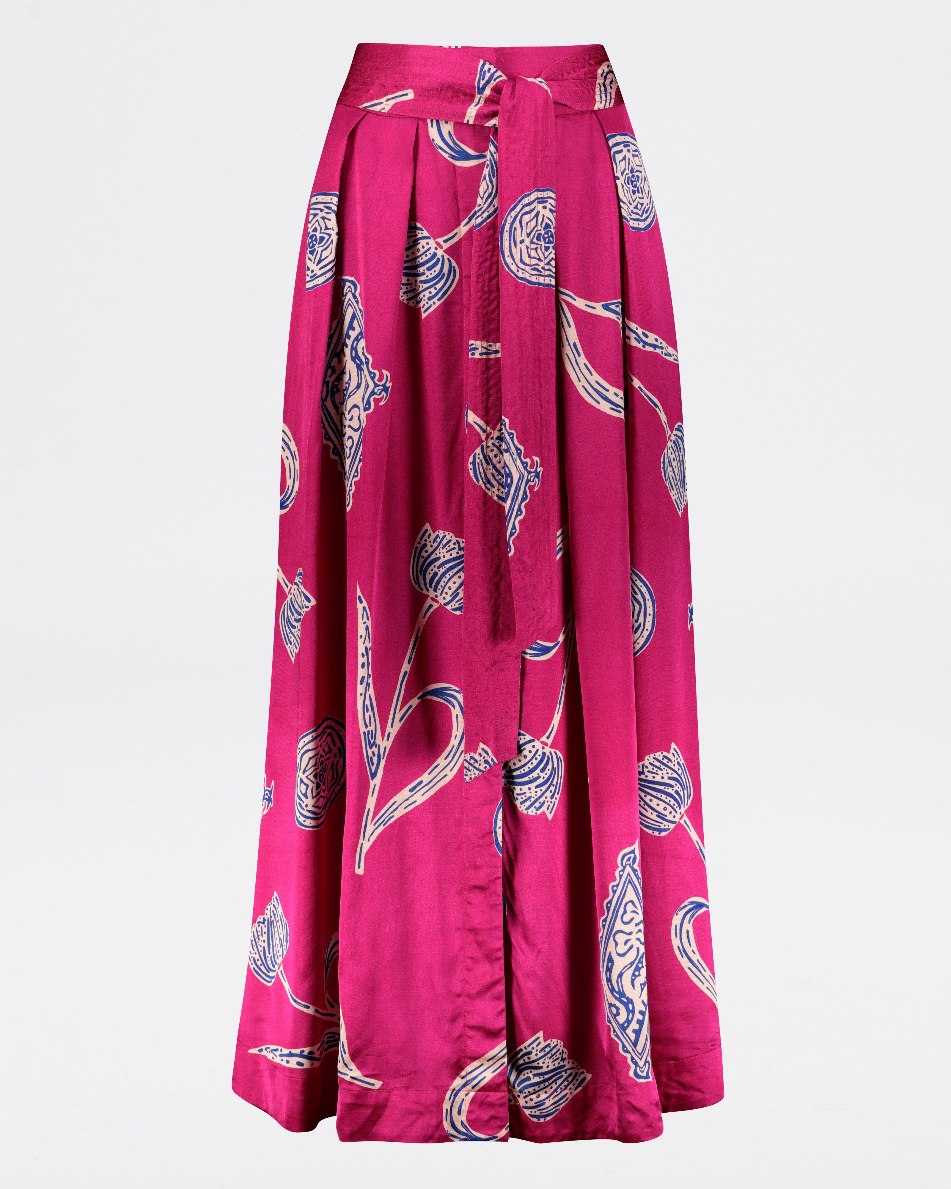 Marysol Printed Skirt -  Pink