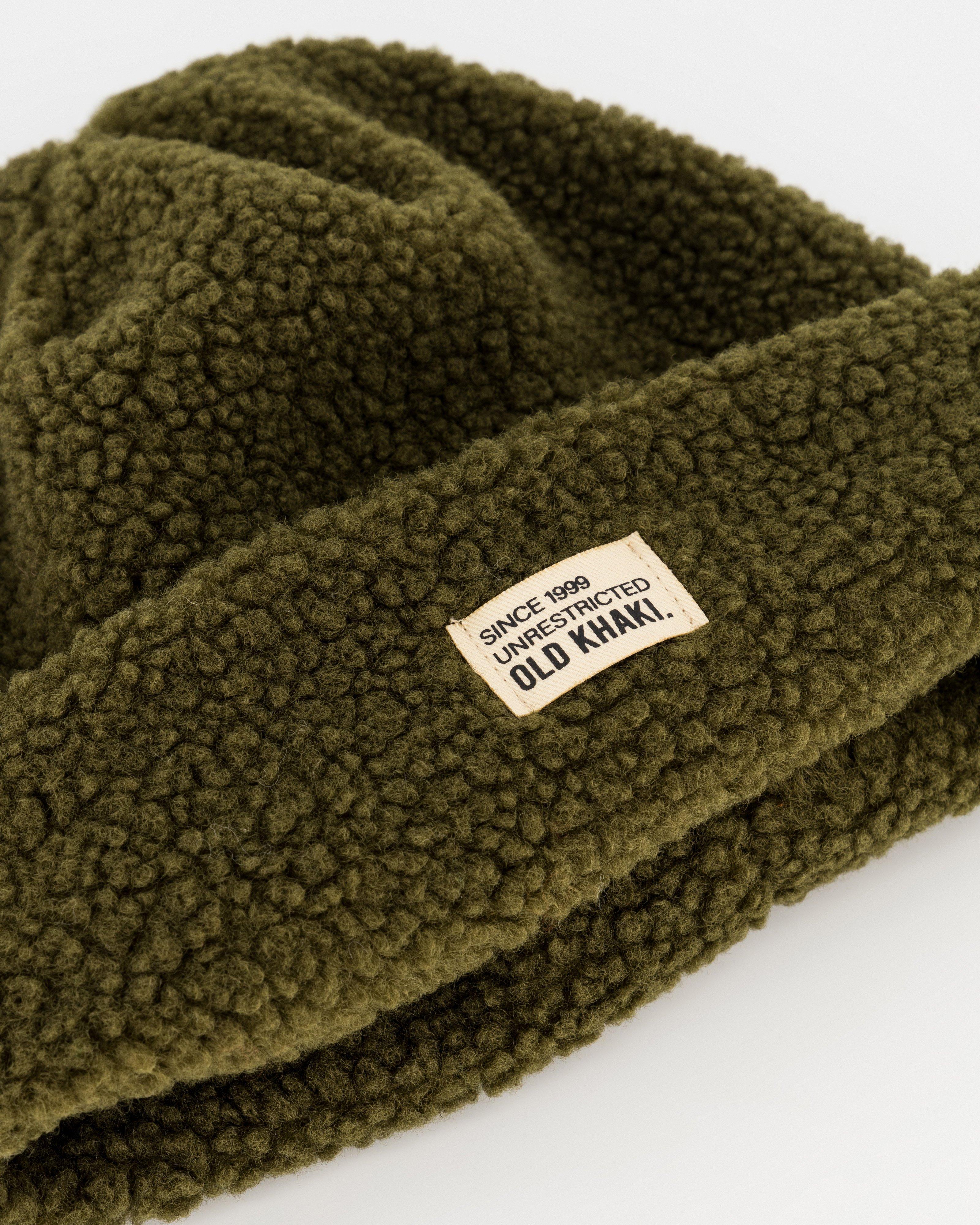 Men’s Nathan Fleece Beanie -  Dark Green