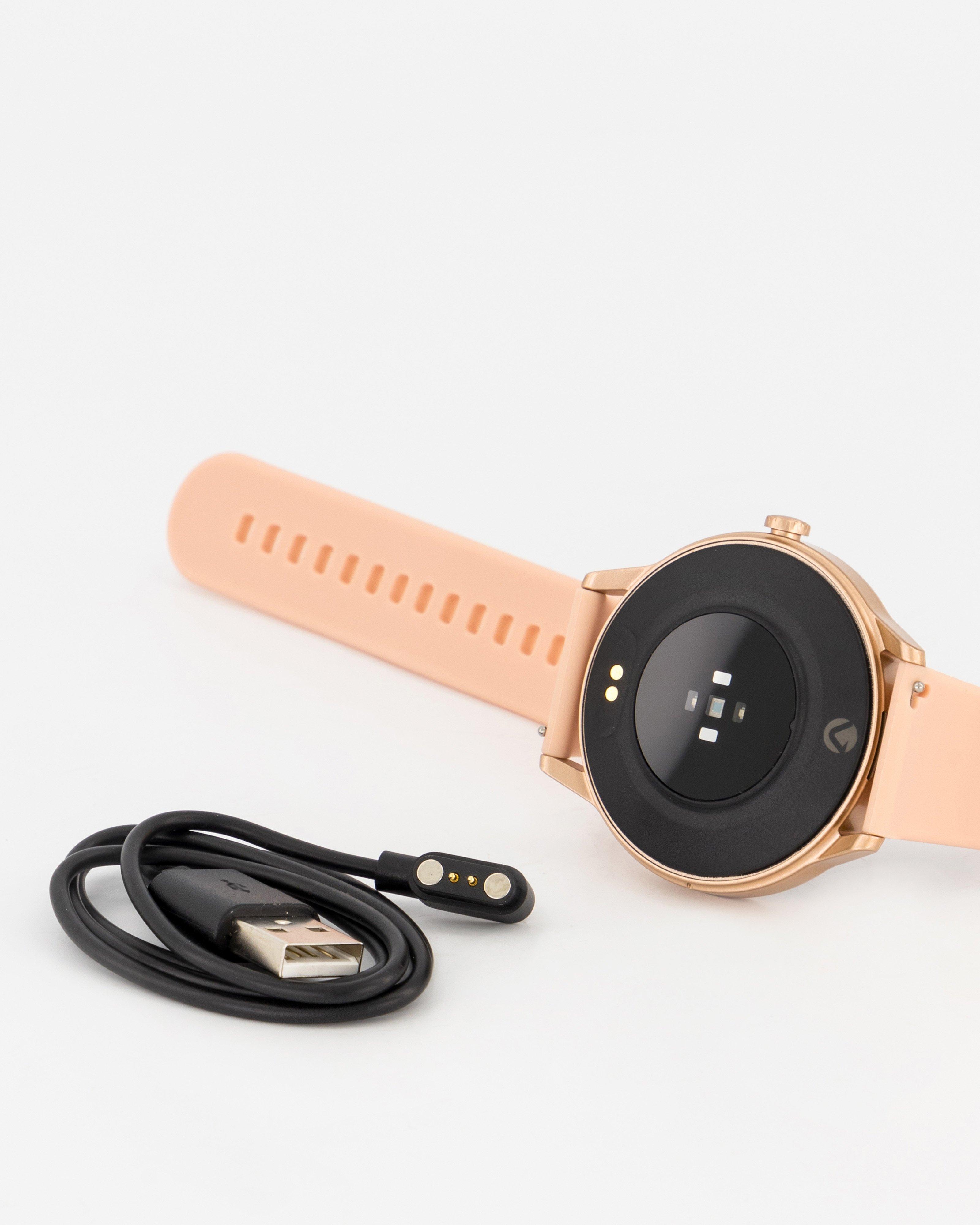 Volkano Soul Series Watch with Heart Rate Monitor -  Dusty Pink