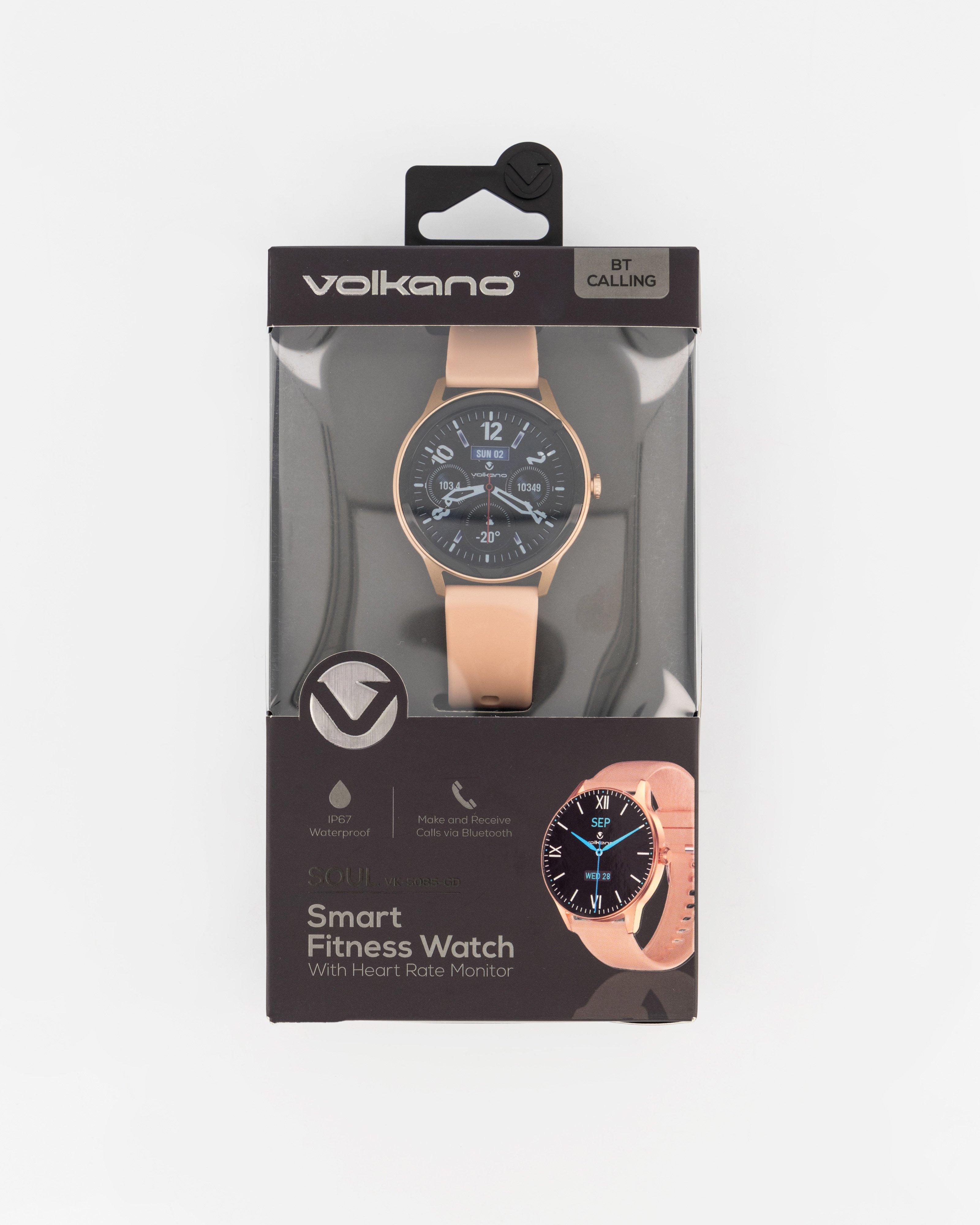 Volkano Soul Series Watch with Heart Rate Monitor -  Dusty Pink