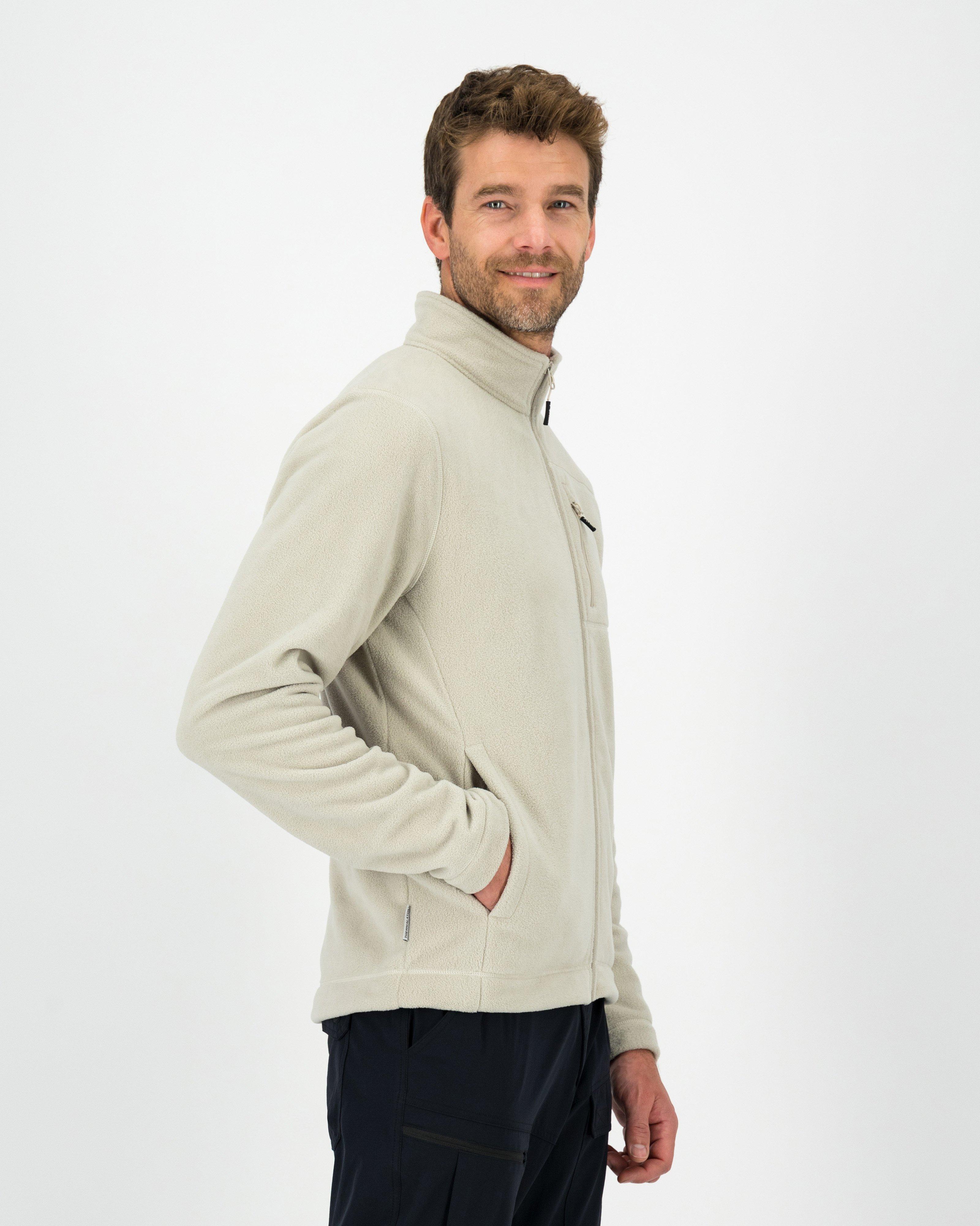 K-Way Men’s Marco 2.0 Brushed Fleece Jacket  -  Stone