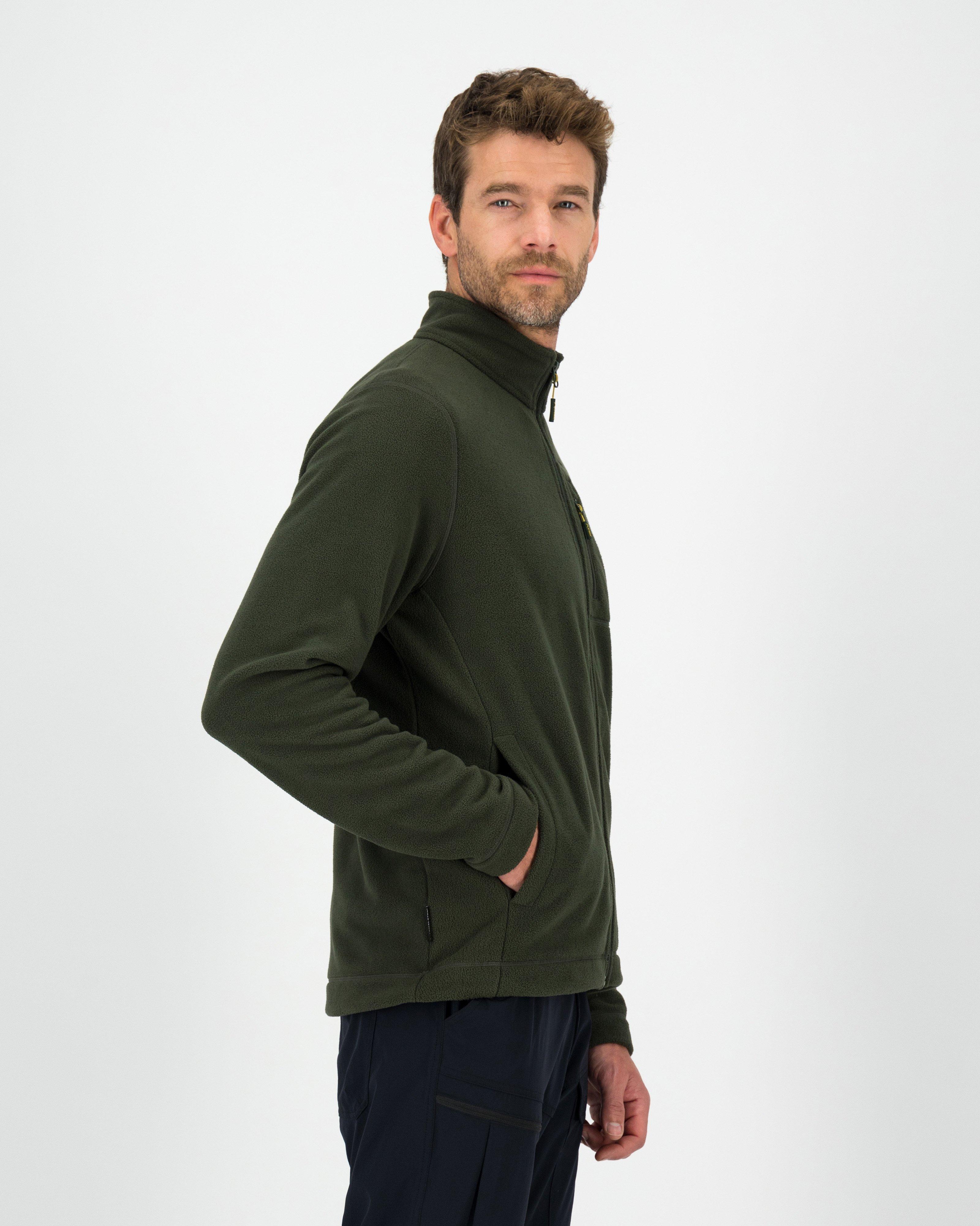 K-Way Men’s Marco Brushed Fleece Jacket 2.0 -  Dark Olive