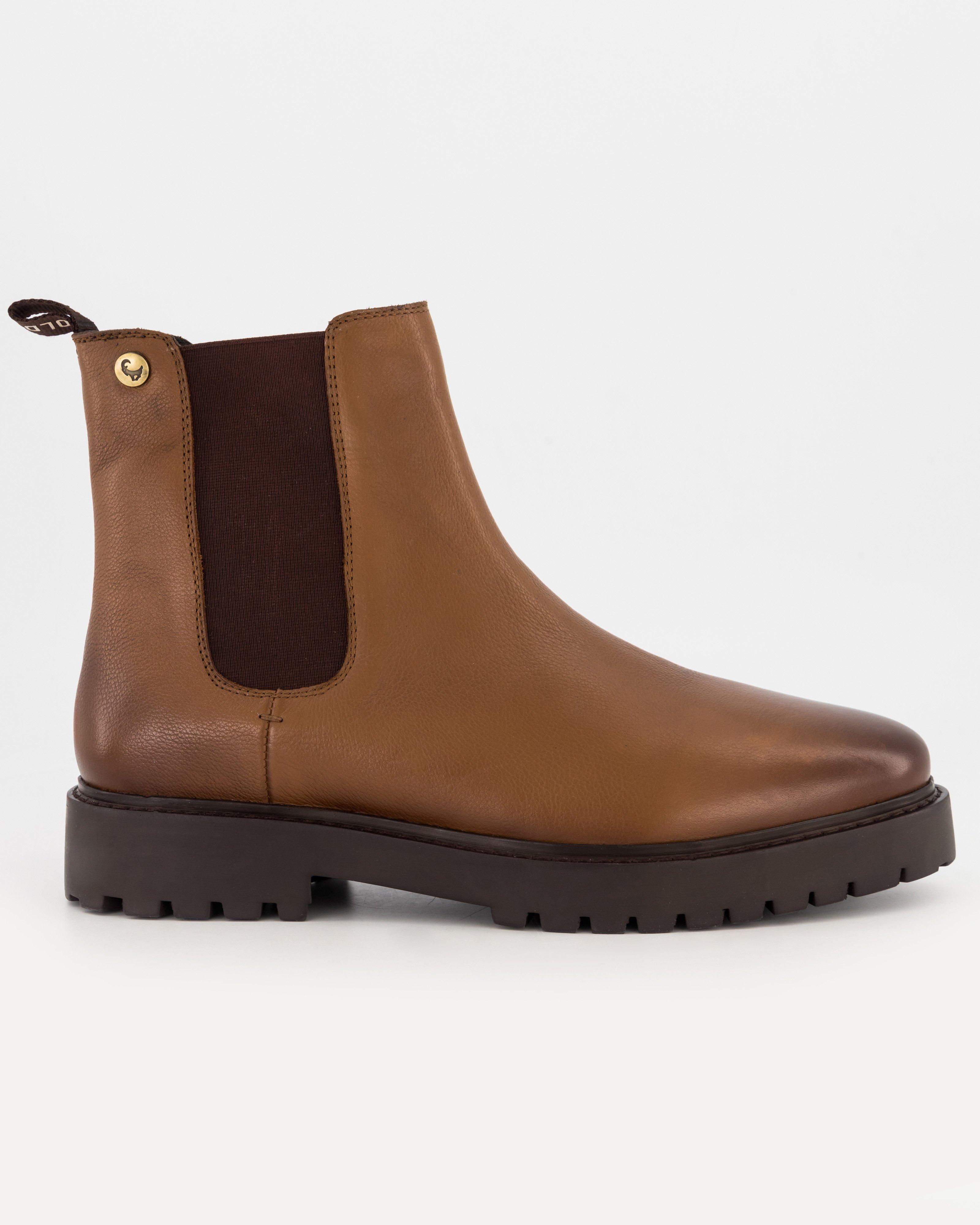 Men’s Harlon Chelsea Leather Boot | Old Khaki