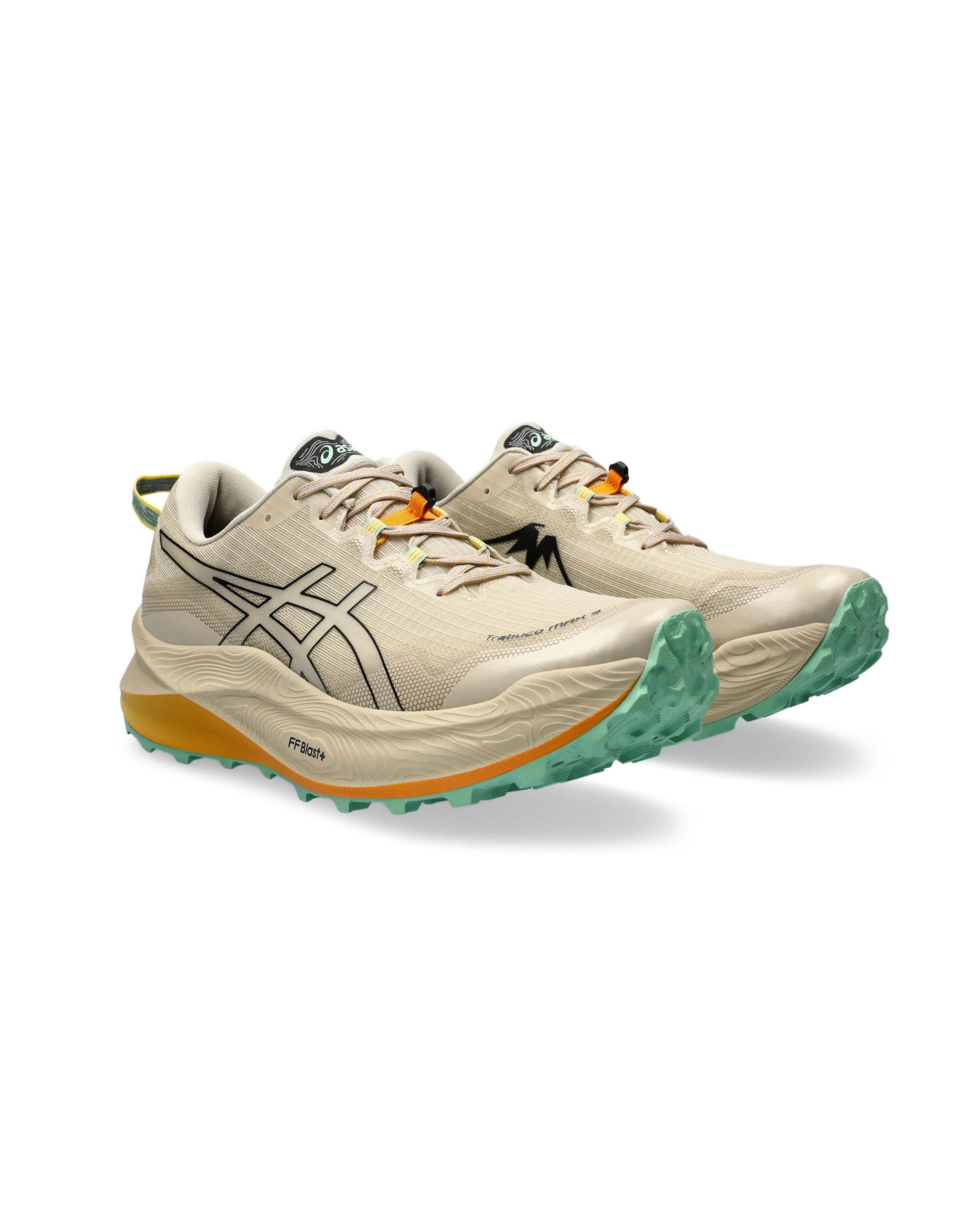 Asics Men’s Trabuco Max 3 Trail Running Shoes -  Grey