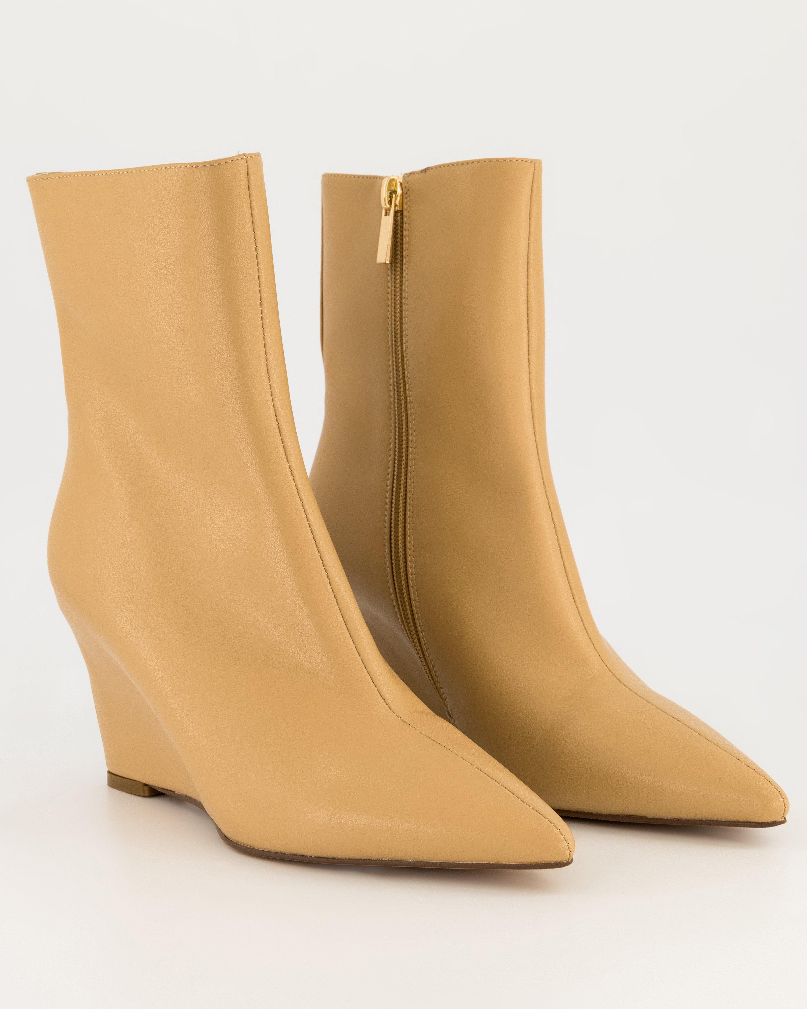 Lolita Wedge Boot -  Camel