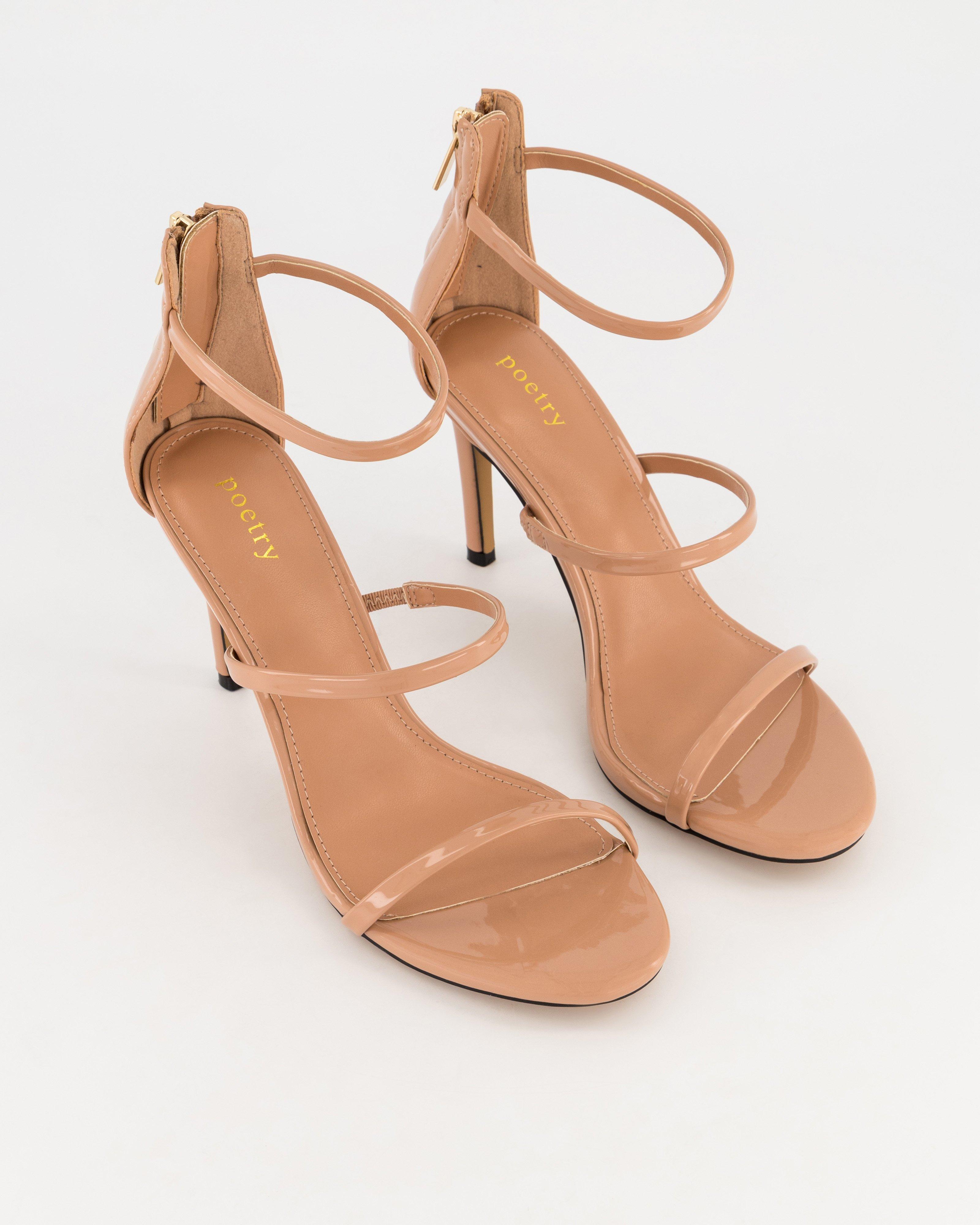 Nude patent heels online