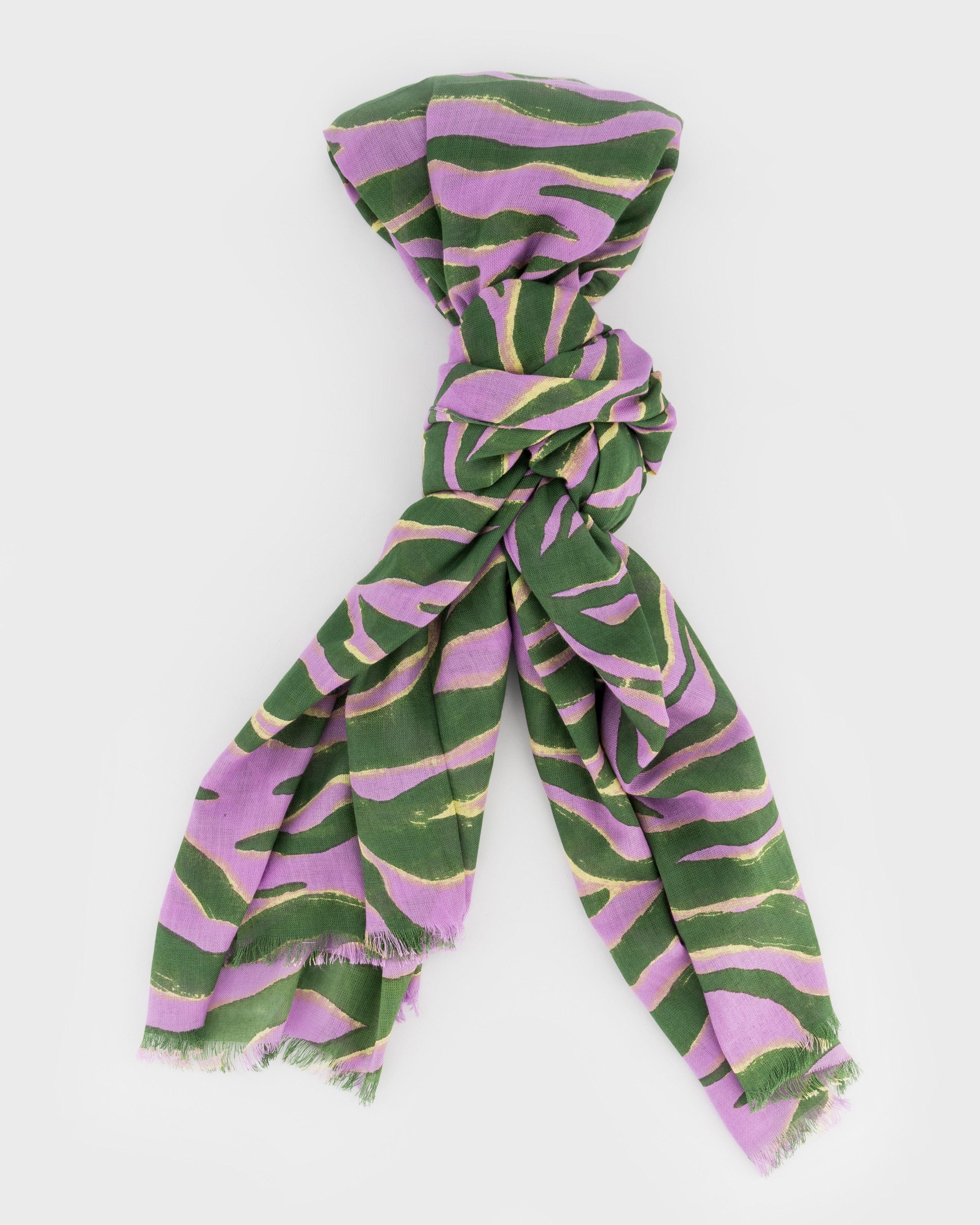 Lucy Abstract Scarf -  Green