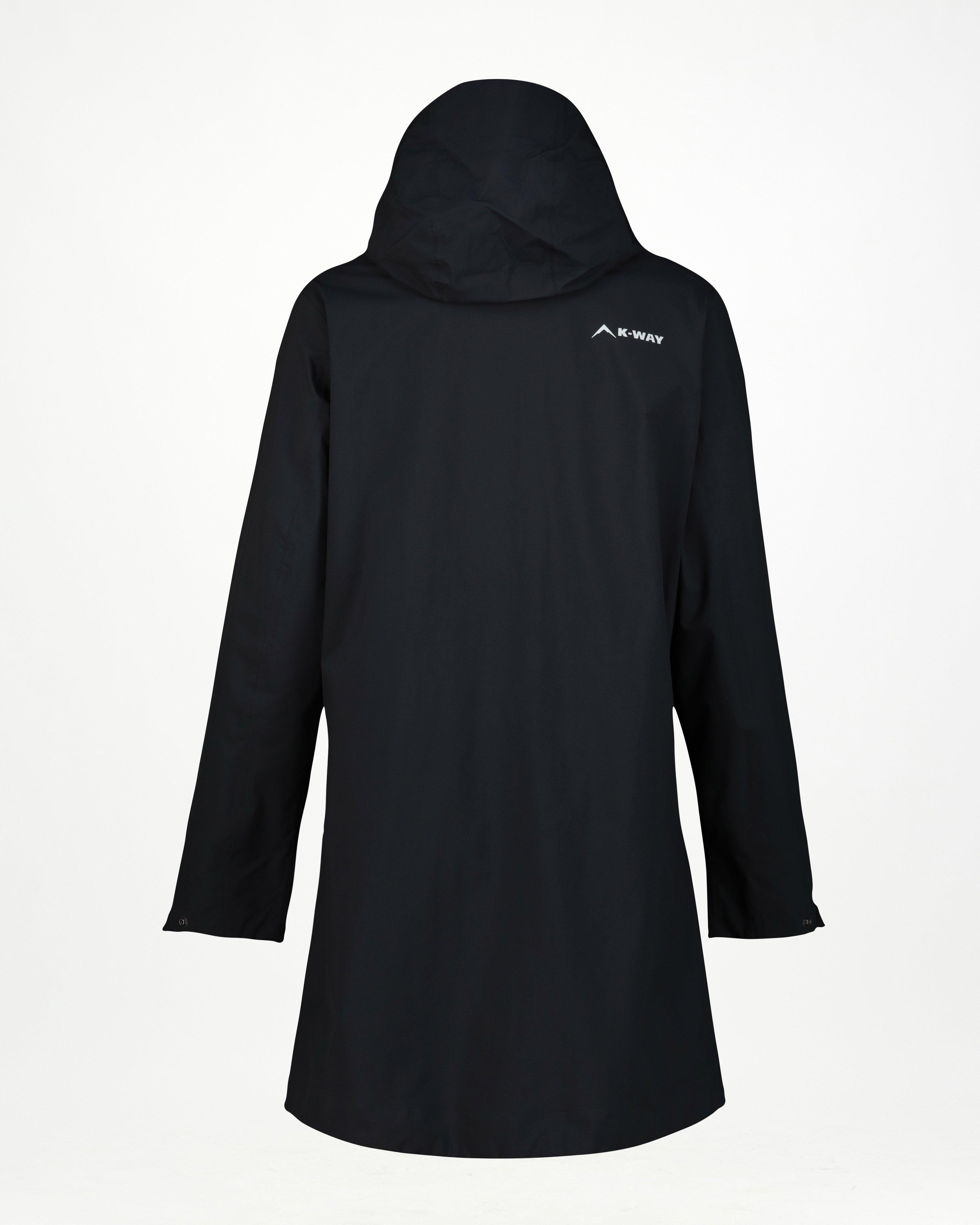 K-Way Women’s Keely Rain Coat -  Black