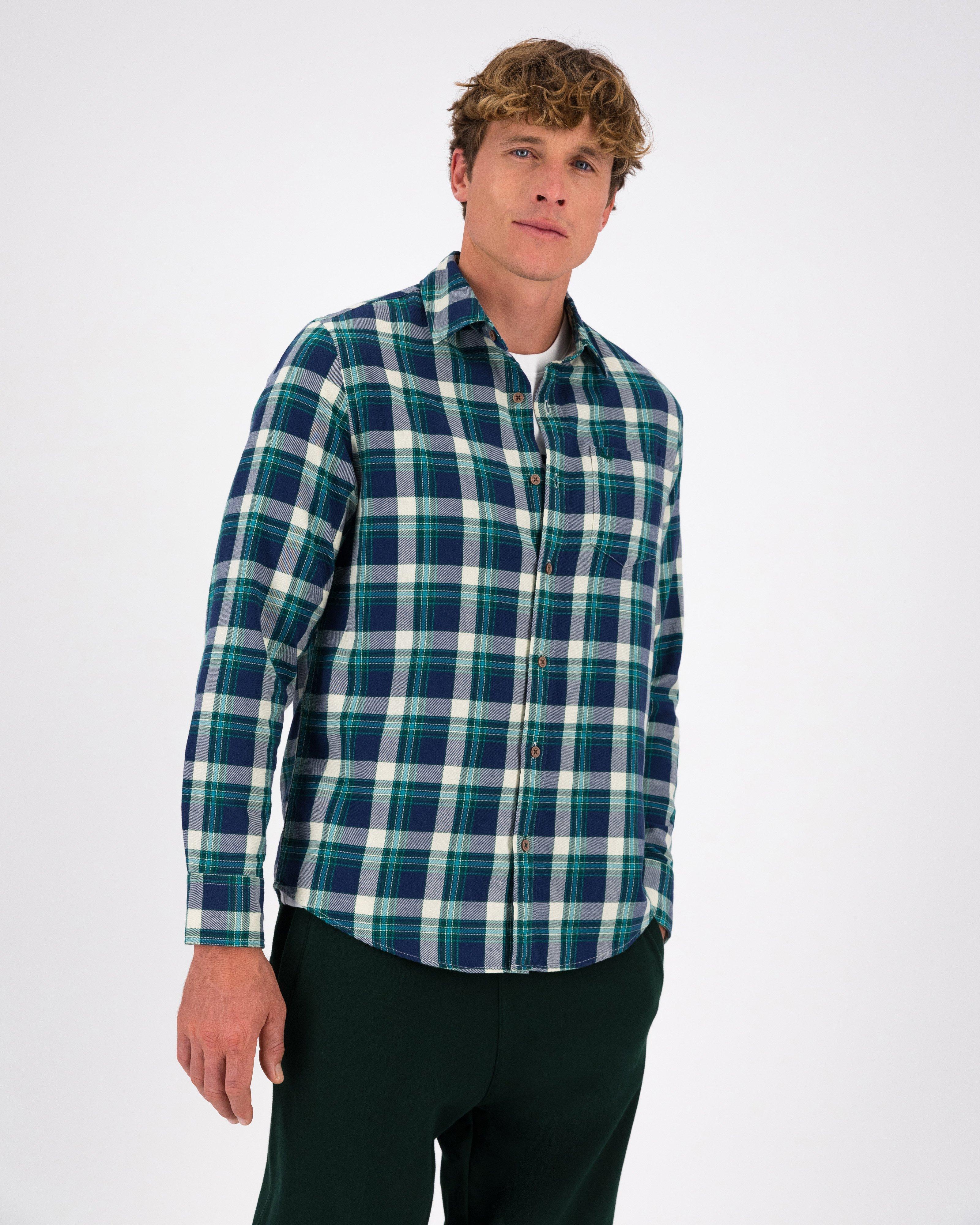 Men’s Tyron Check Regular Fit Shirt -  Green