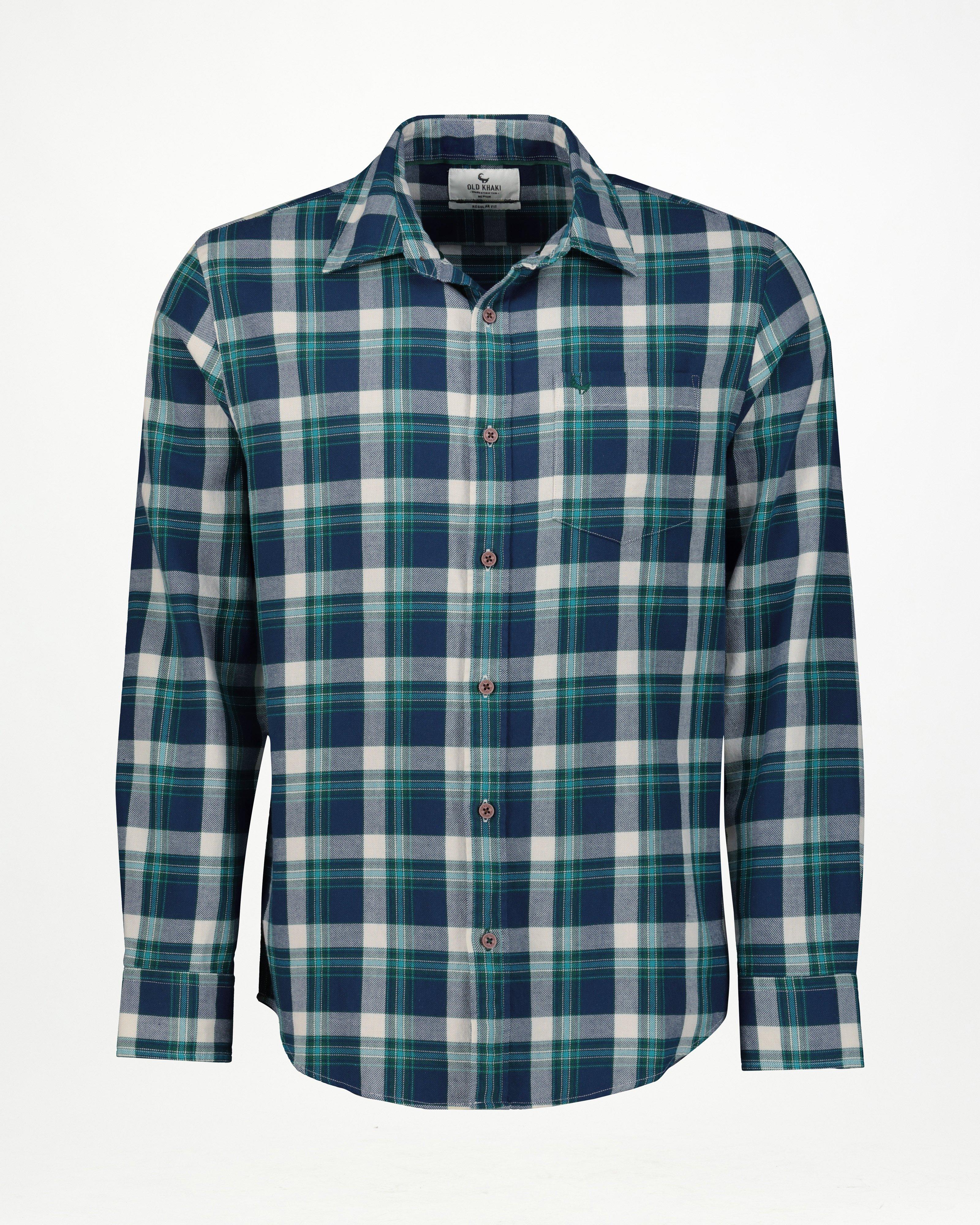 Men’s Tyron Check Regular Fit Shirt -  Green