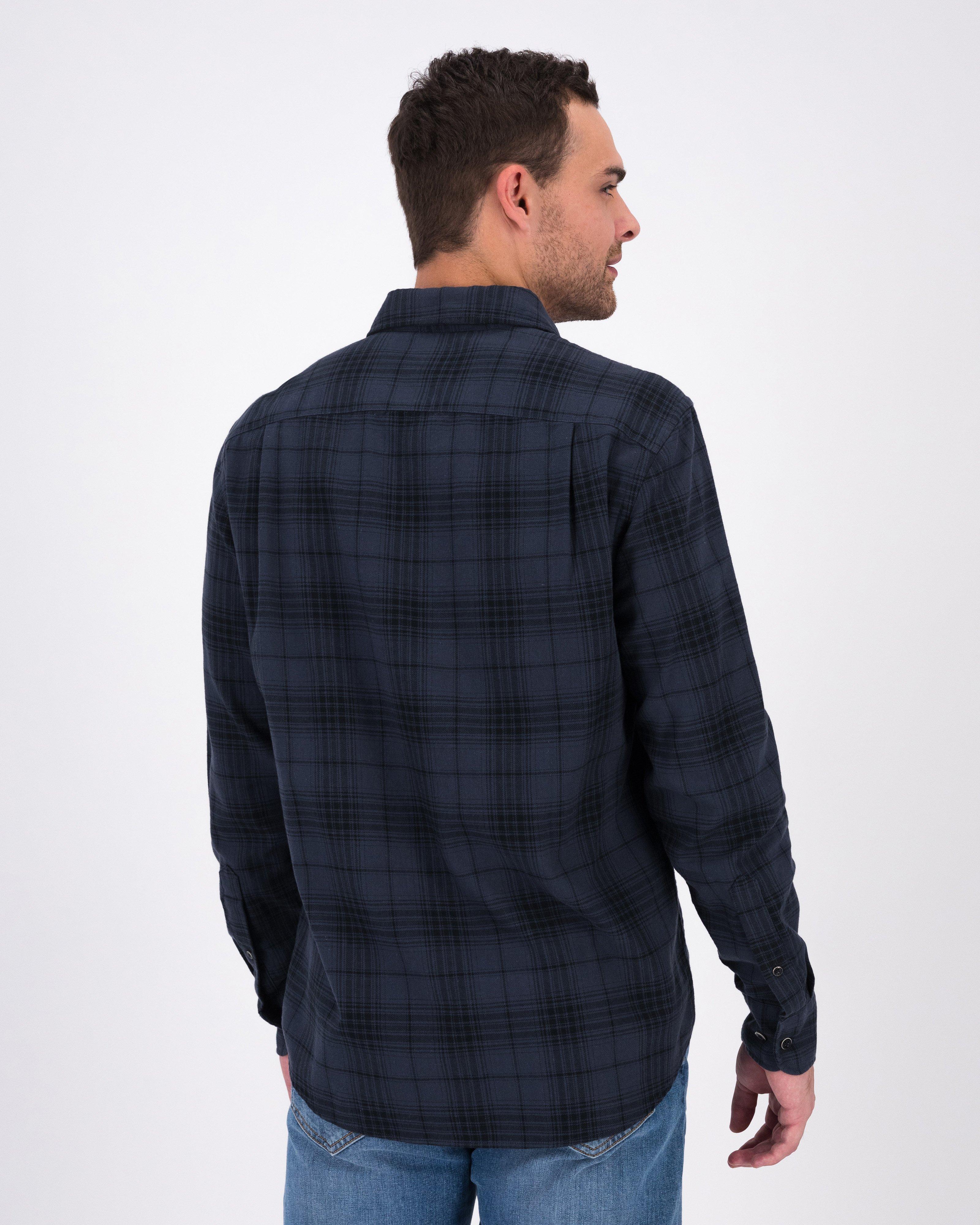 Old Khaki Men’s Loyiso Check Shirt -  Navy