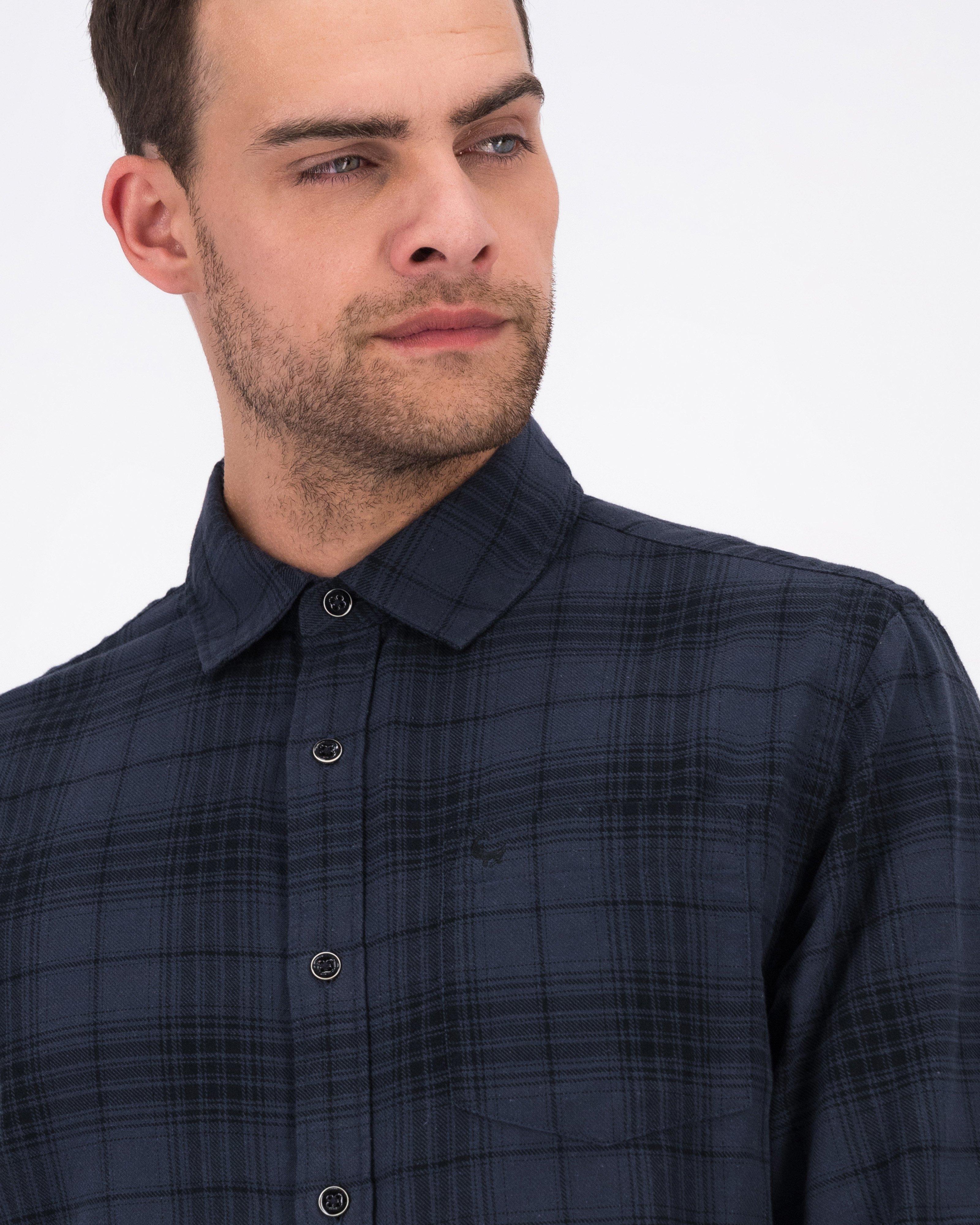 Old Khaki Men’s Loyiso Check Shirt -  Navy