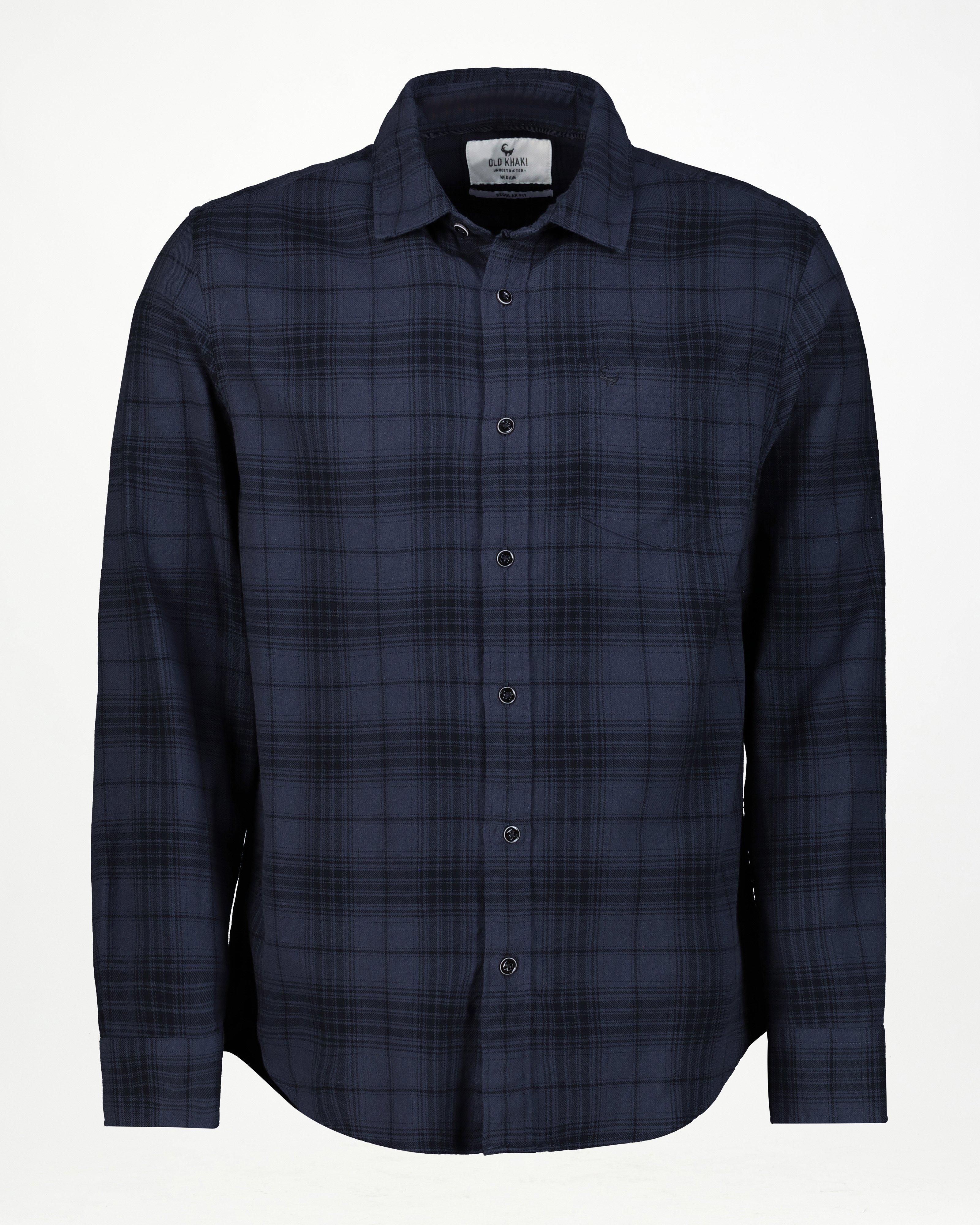 Old Khaki Men’s Loyiso Check Shirt -  Navy