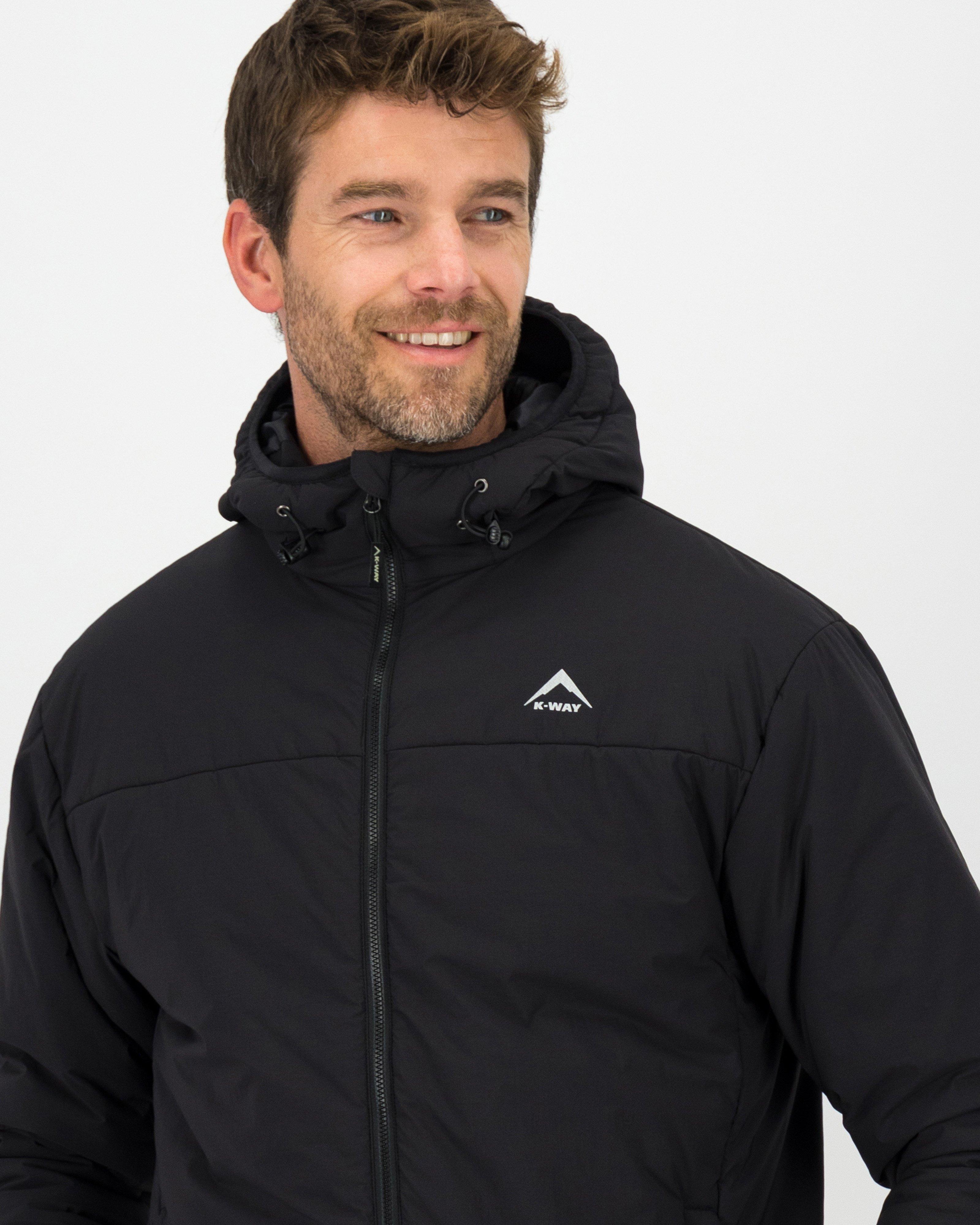 K-Way Men’s Bayou Padded Jacket -  Black