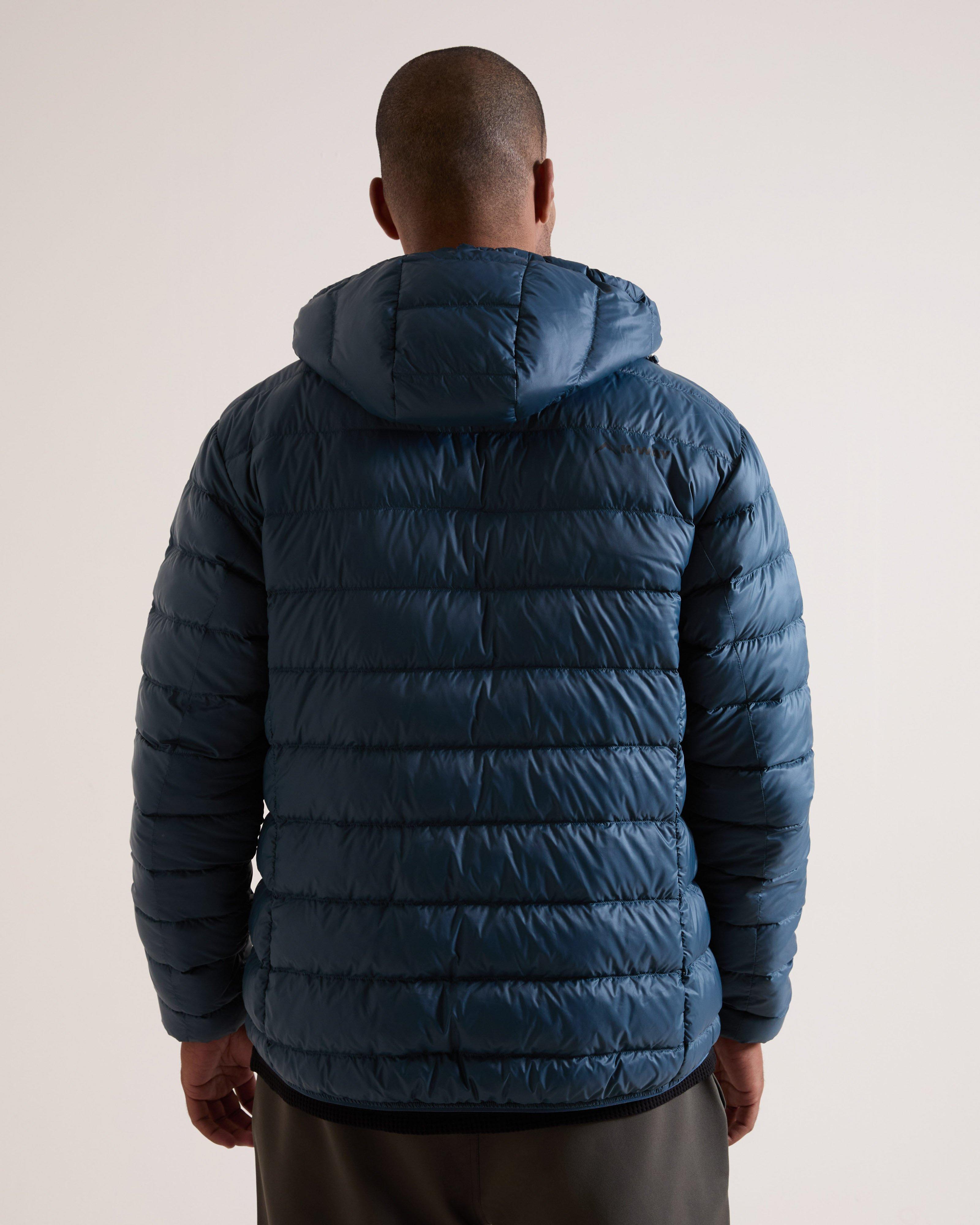 K-Way Men&rsquo;s Logan Down Hooded Puffer Jacket