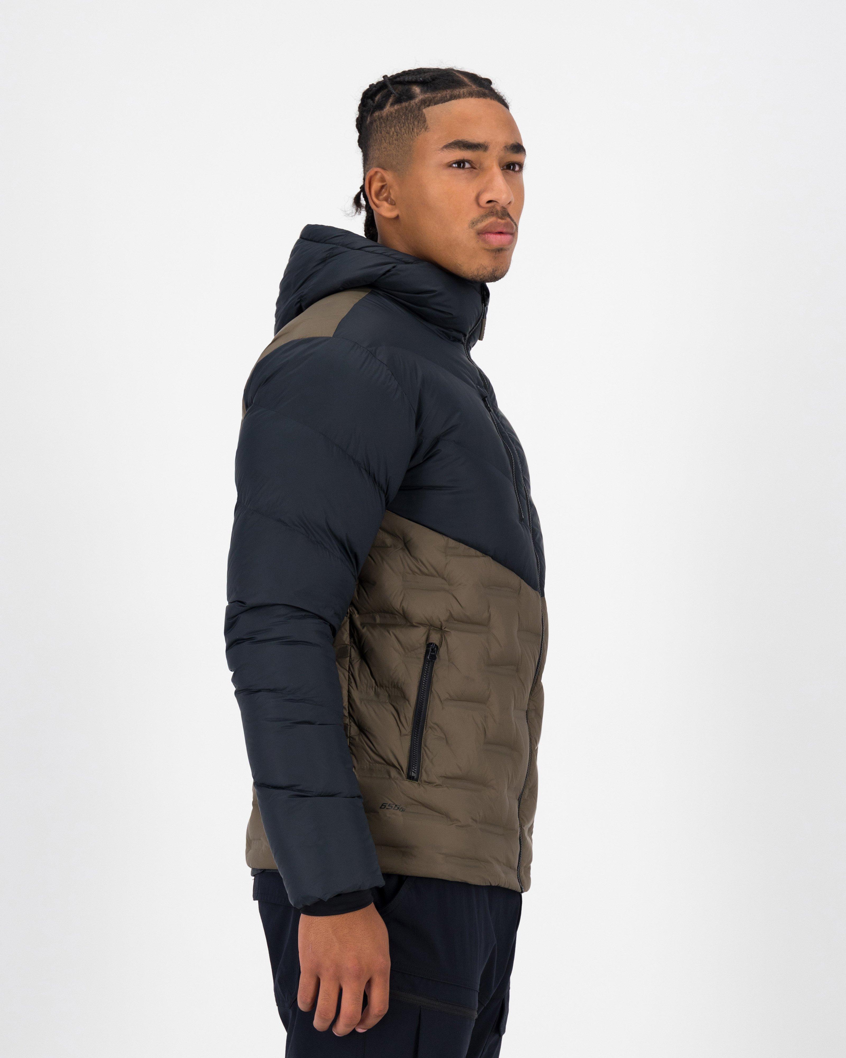 K-Way Men’s Gaika Quilted Down Puffer Jacket -  Black