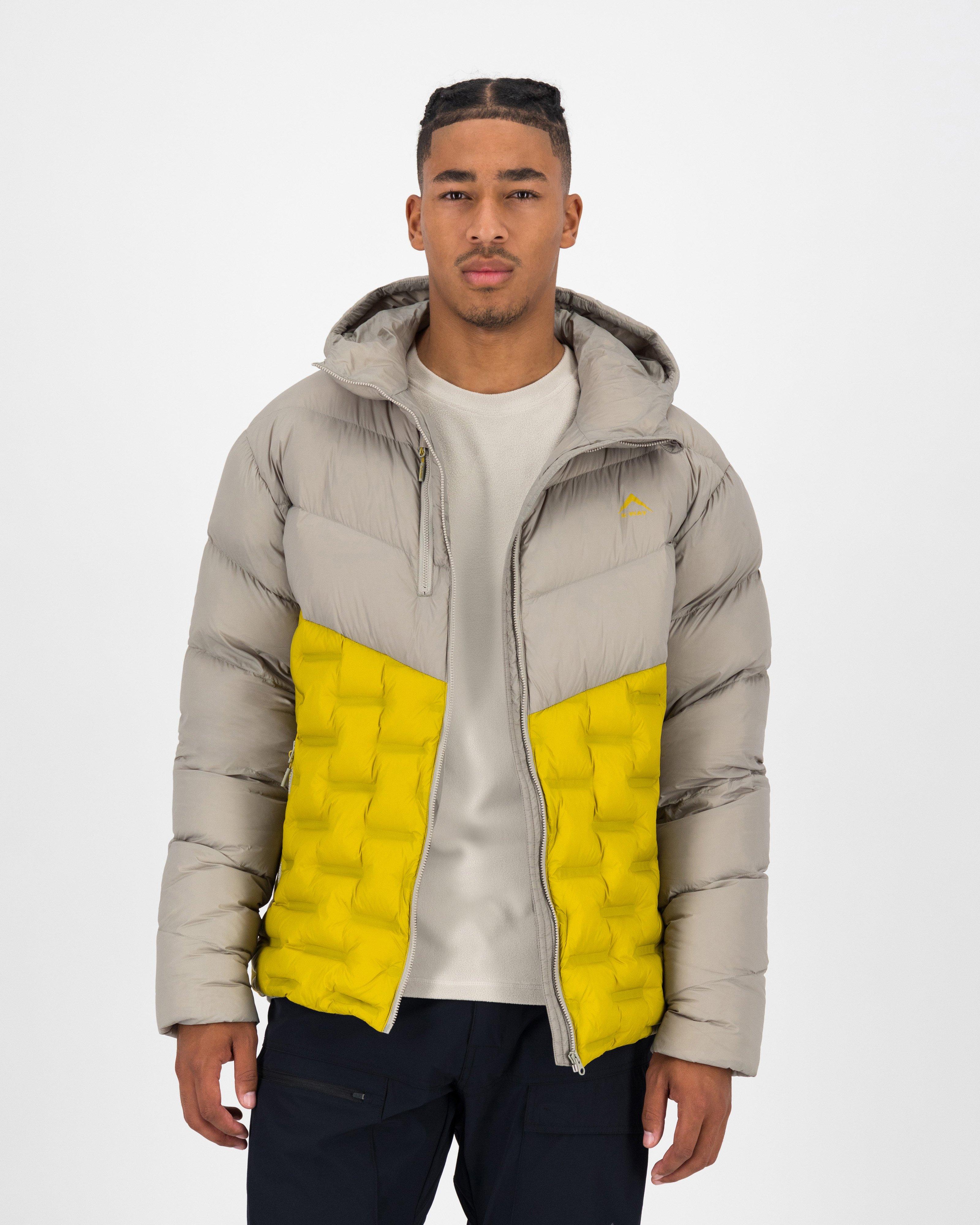 K-Way Men’s Gaika Quilted Down Puffer Jacket -  Egg Yellow