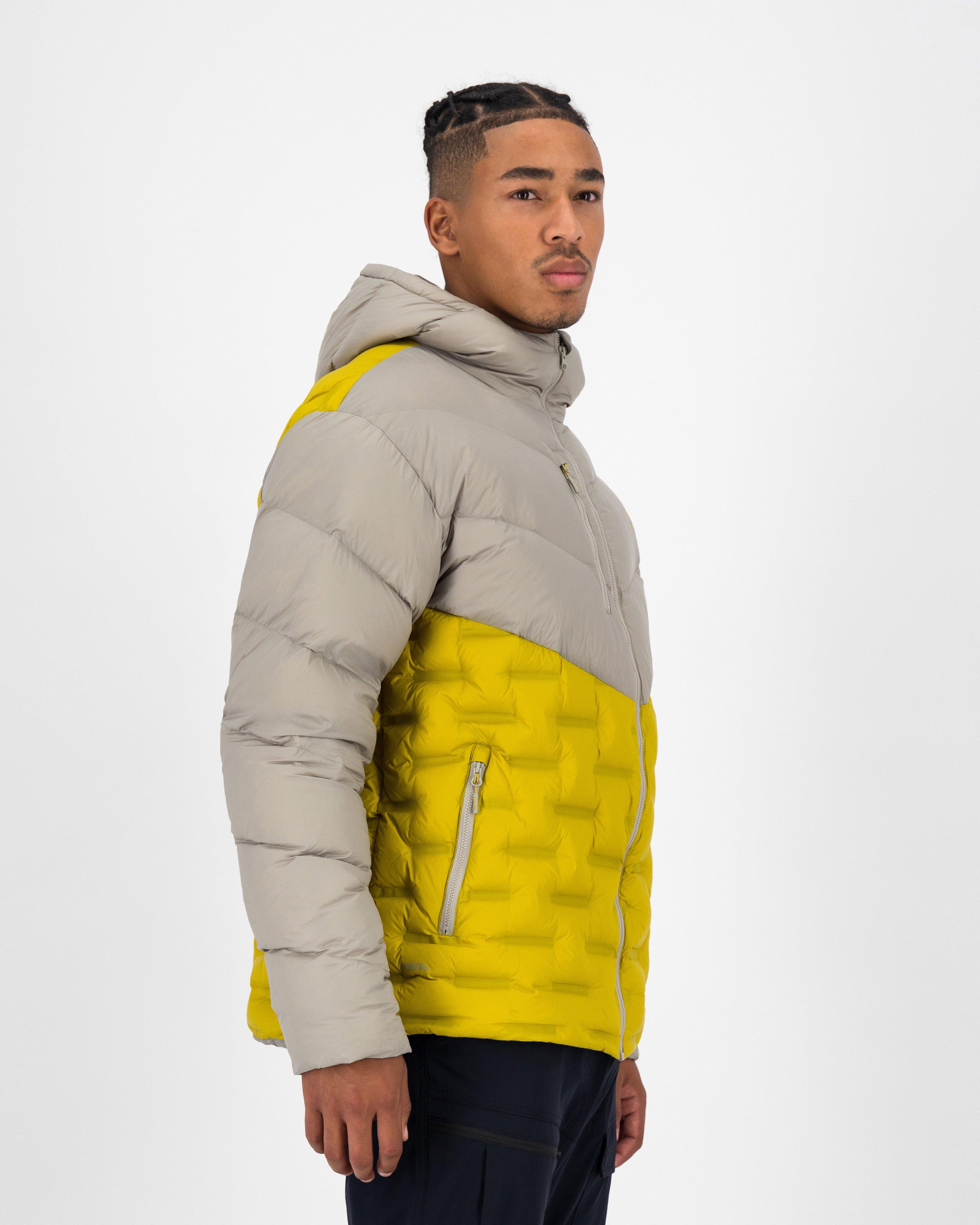 K-Way Men’s Gaika Quilted Down Puffer Jacket -  Egg Yellow