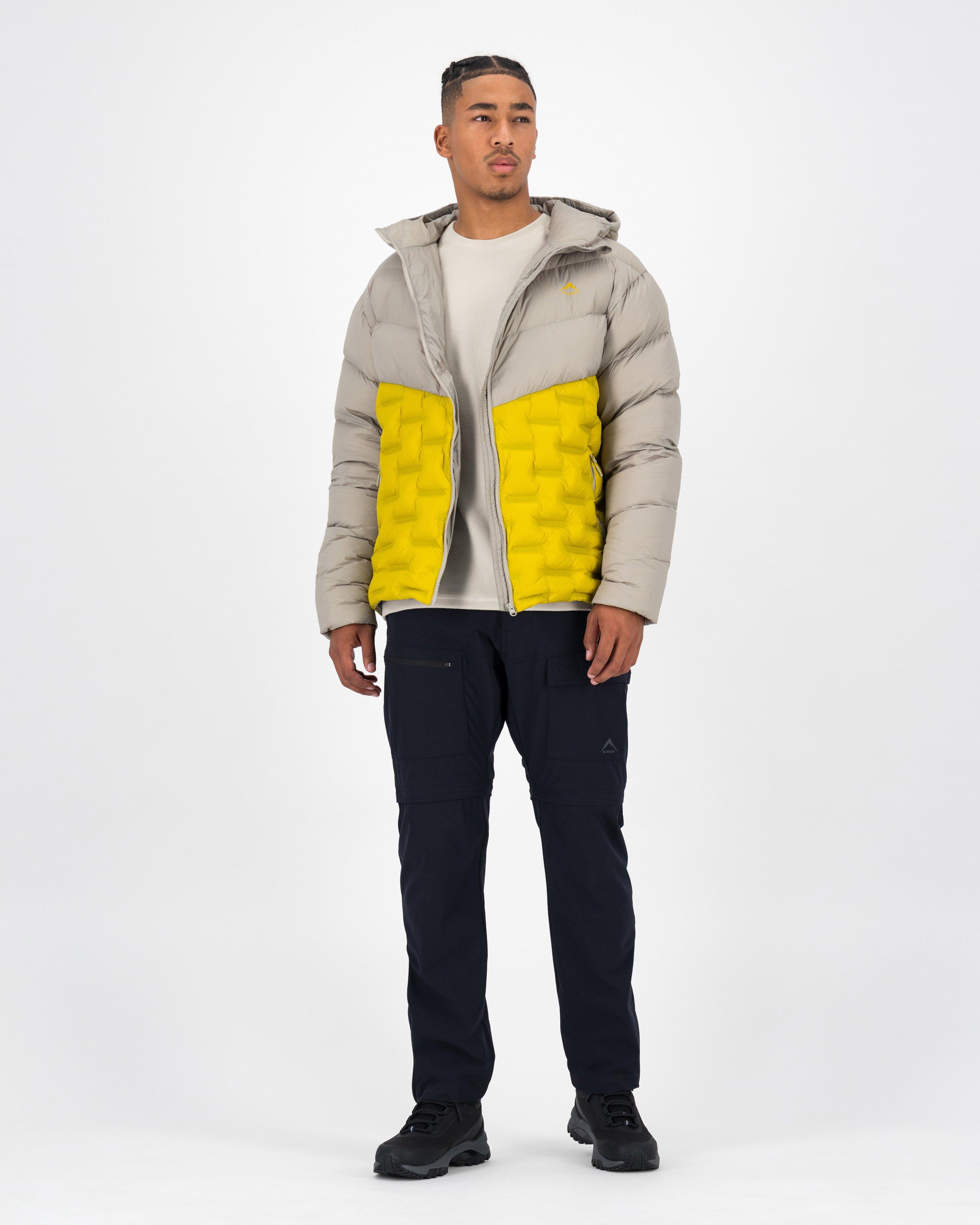 K-Way Men’s Gaika Quilted Down Puffer Jacket -  Egg Yellow