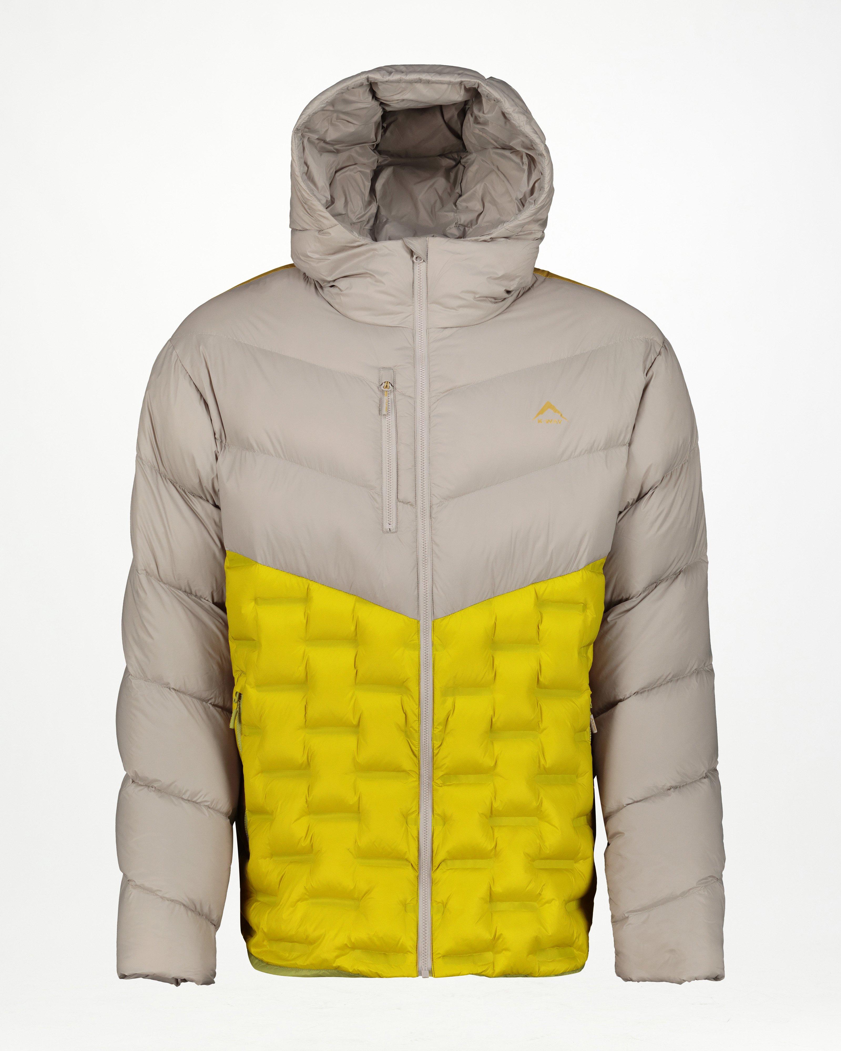 K-Way Men’s Gaika Quilted Down Puffer Jacket -  Egg Yellow