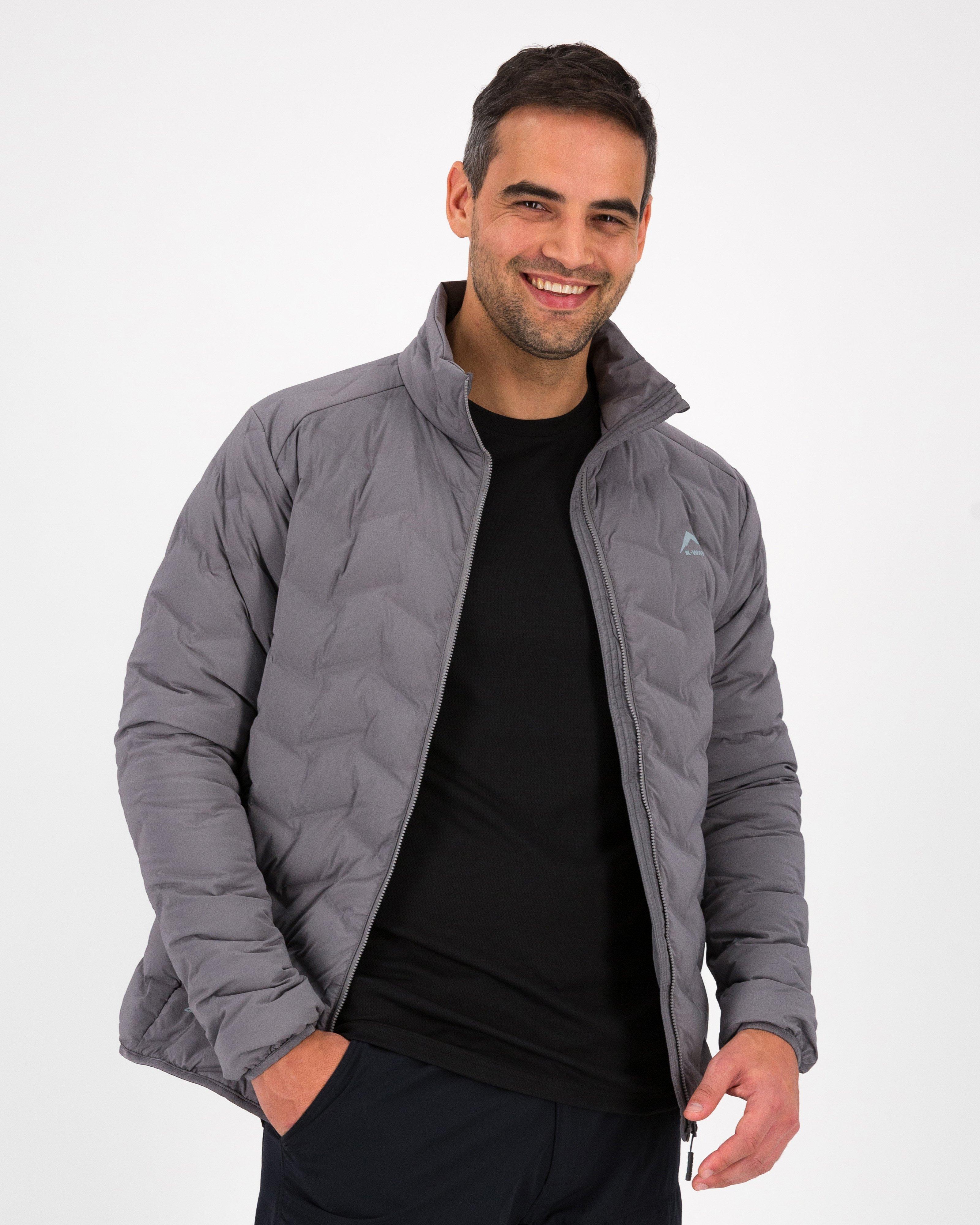 K-Way Men’s Makalu 2.0 Down Puffer Jacket -  Grey