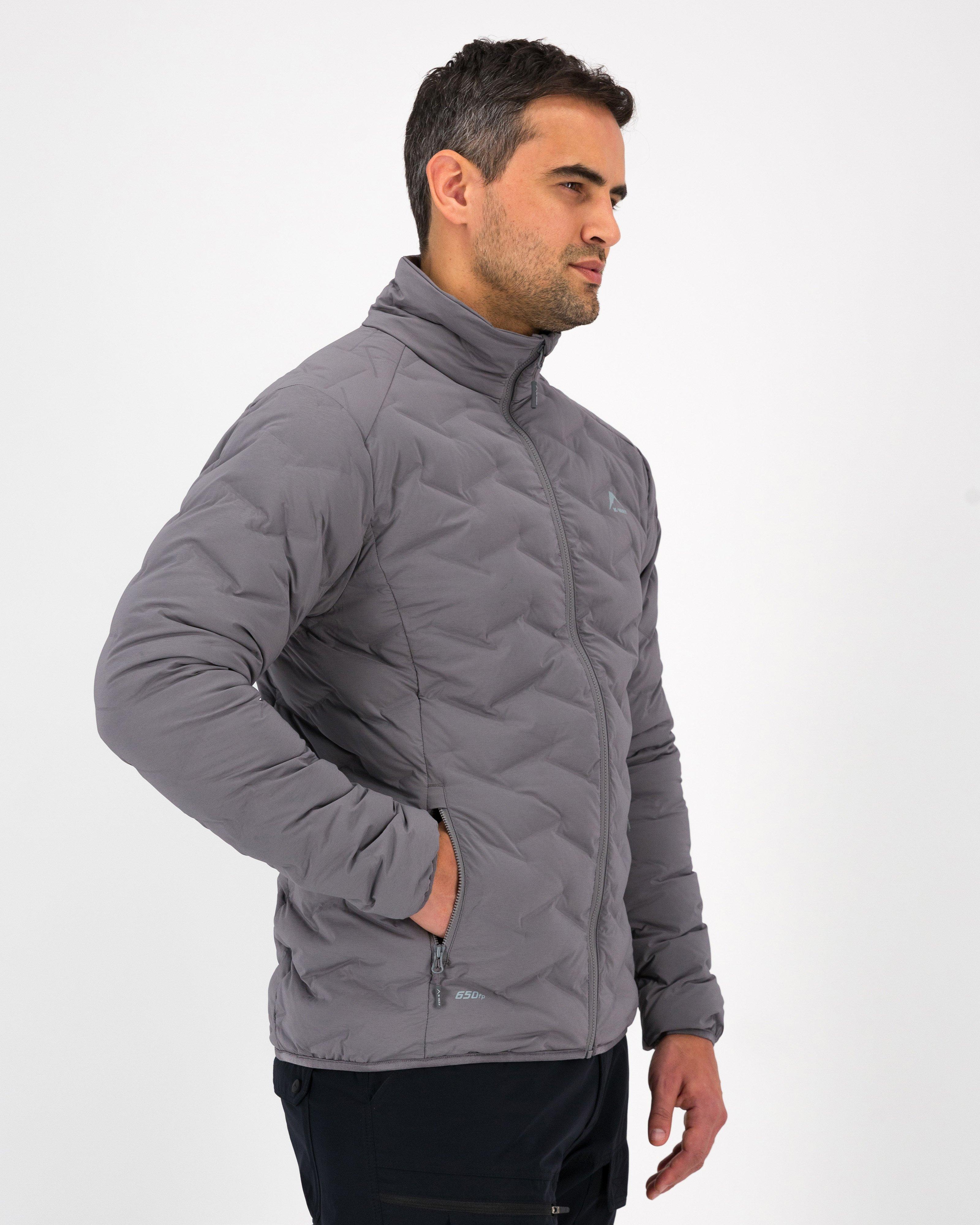 K-Way Men’s Makalu 2.0 Down Puffer Jacket -  Grey