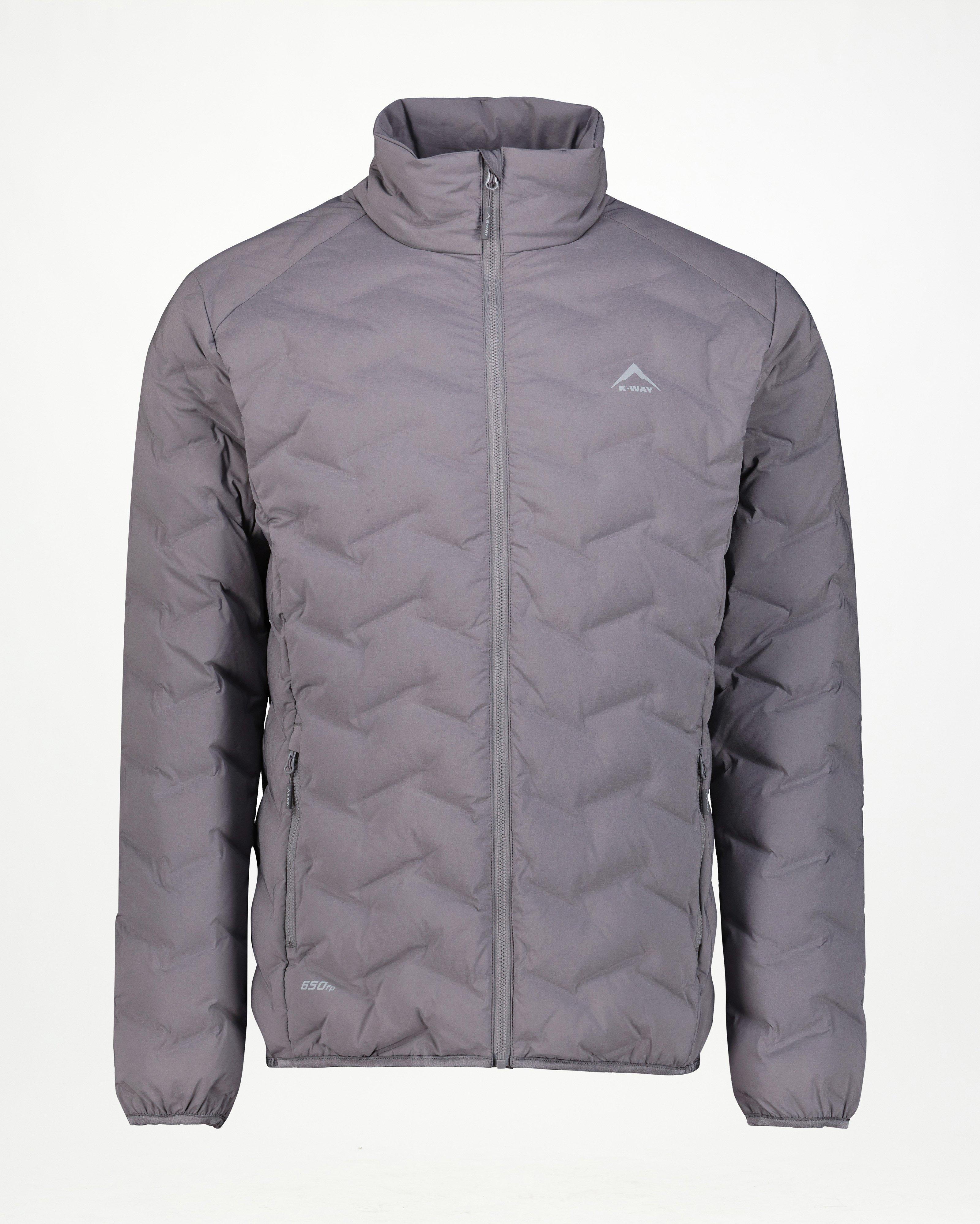 K-Way Men’s Makalu 2.0 Down Puffer Jacket -  Grey