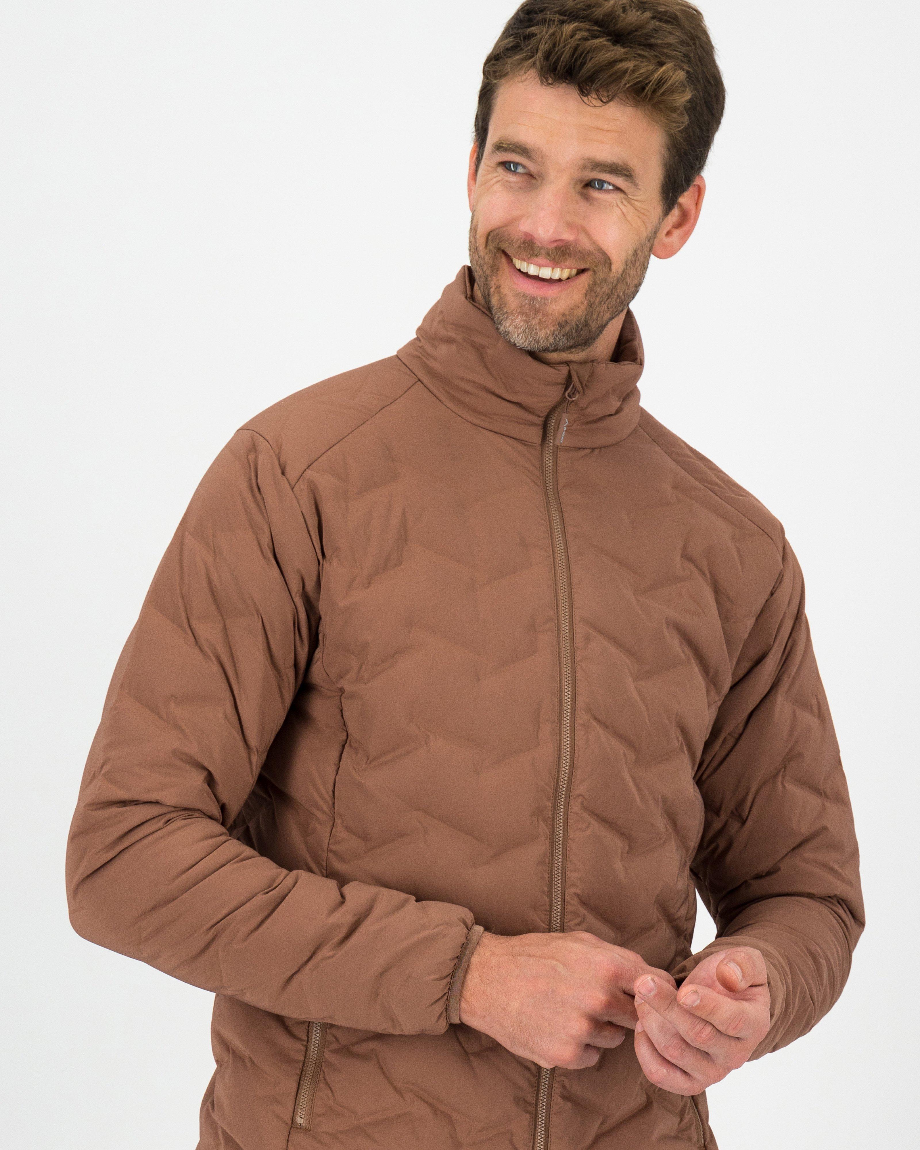 K-Way Men’s Makalu 2.0 Down Puffer Jacket -  Brown