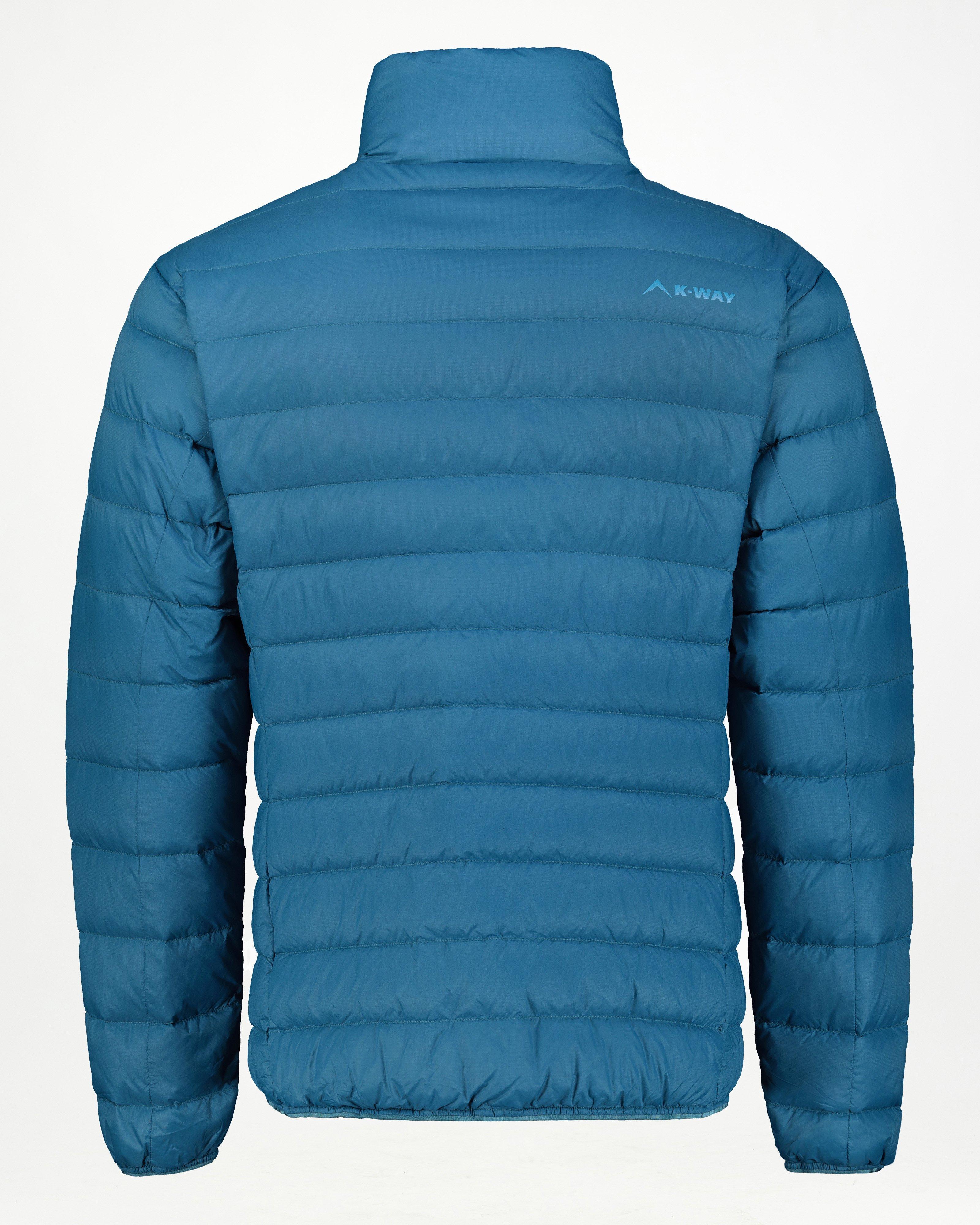 K-Way Men’s Logan Down Puffer Jacket -  Pacific