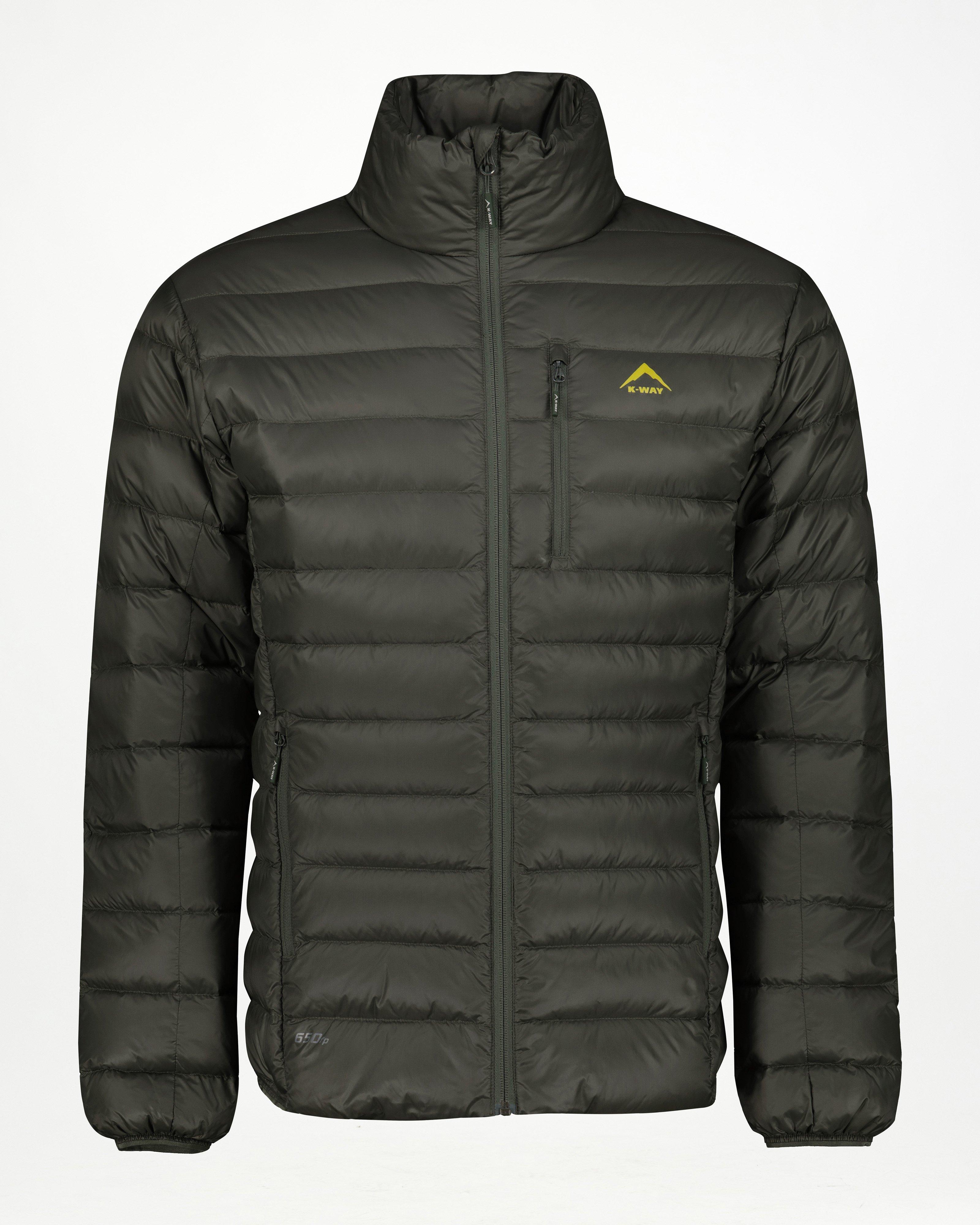 K-Way Men’s Logan Down Puffer Jacket -  Dark Olive