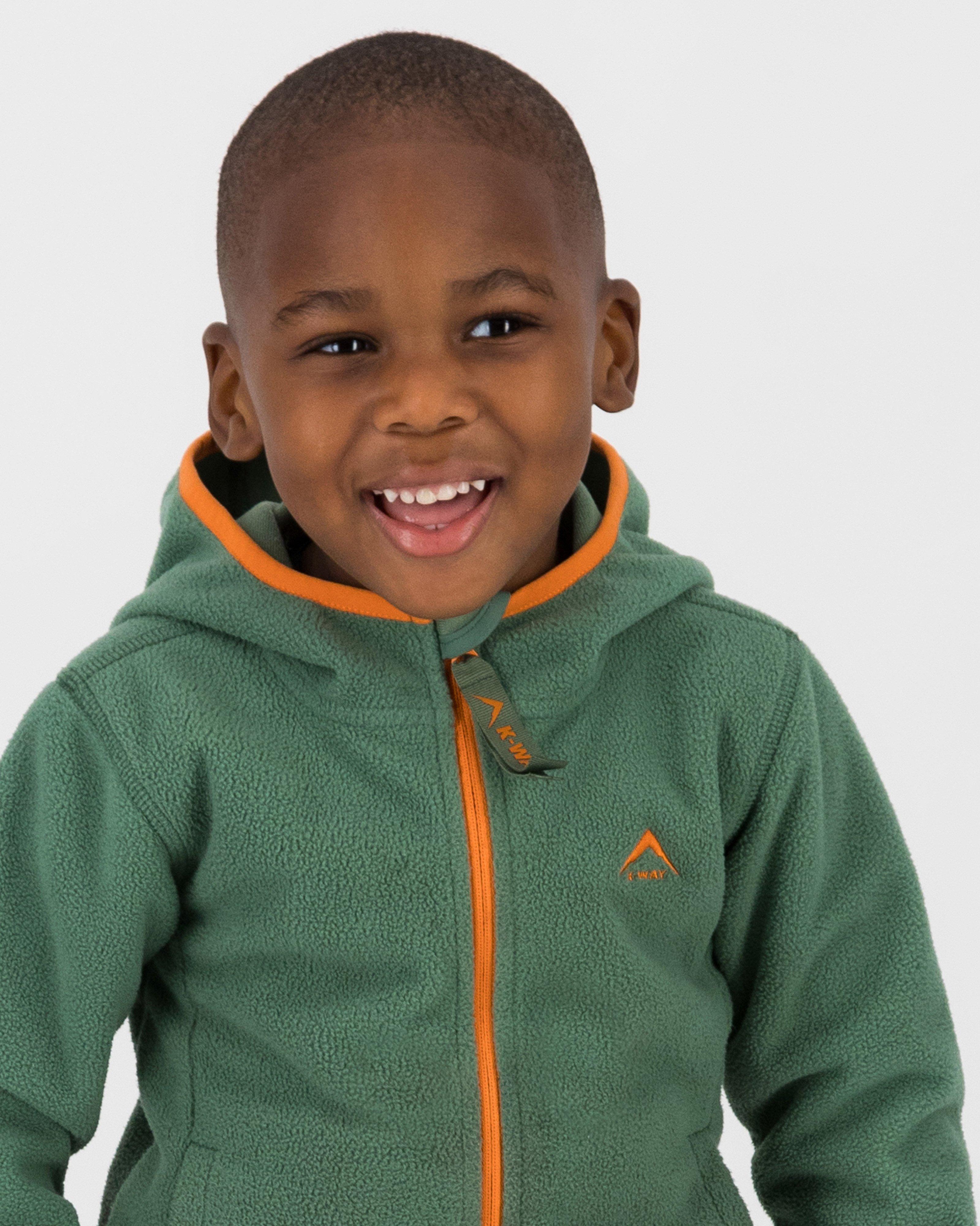 K-Way Kids Oliver Water Repellent Fleece Jacket -  Sage