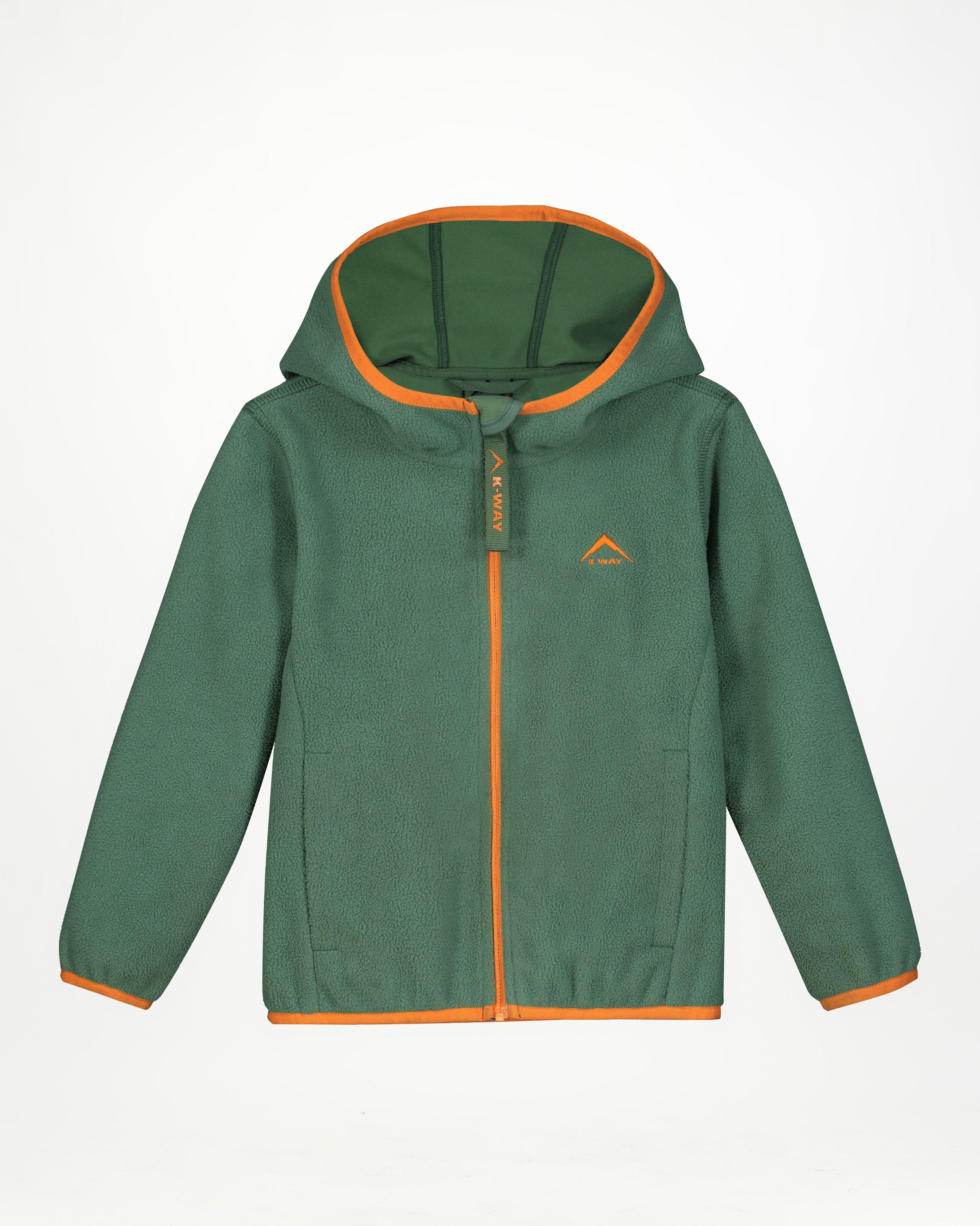 K-Way Kids Oliver Water Repellent Fleece Jacket -  Sage