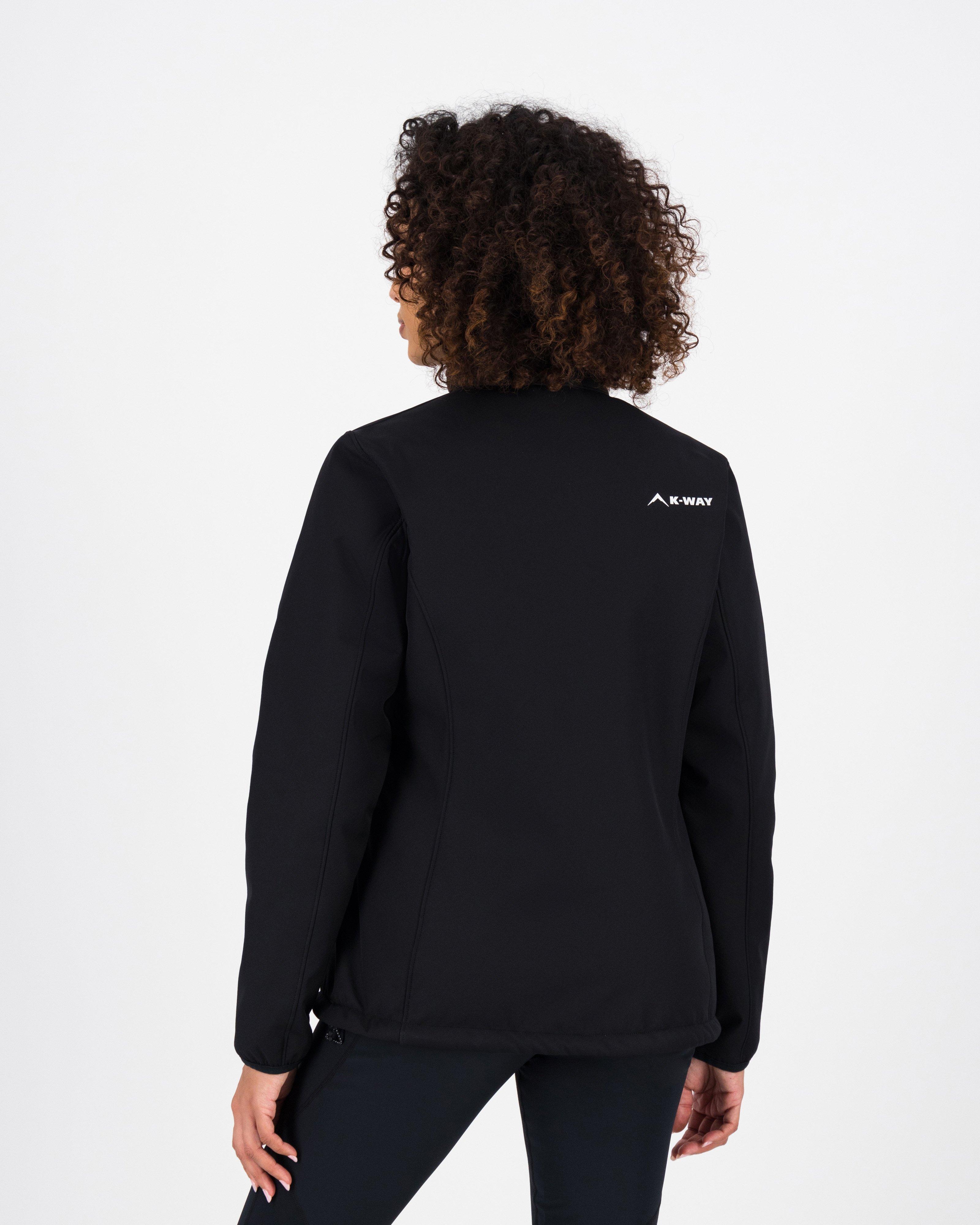 K-Way Women’s Mara Softshell Jacket  -  Black