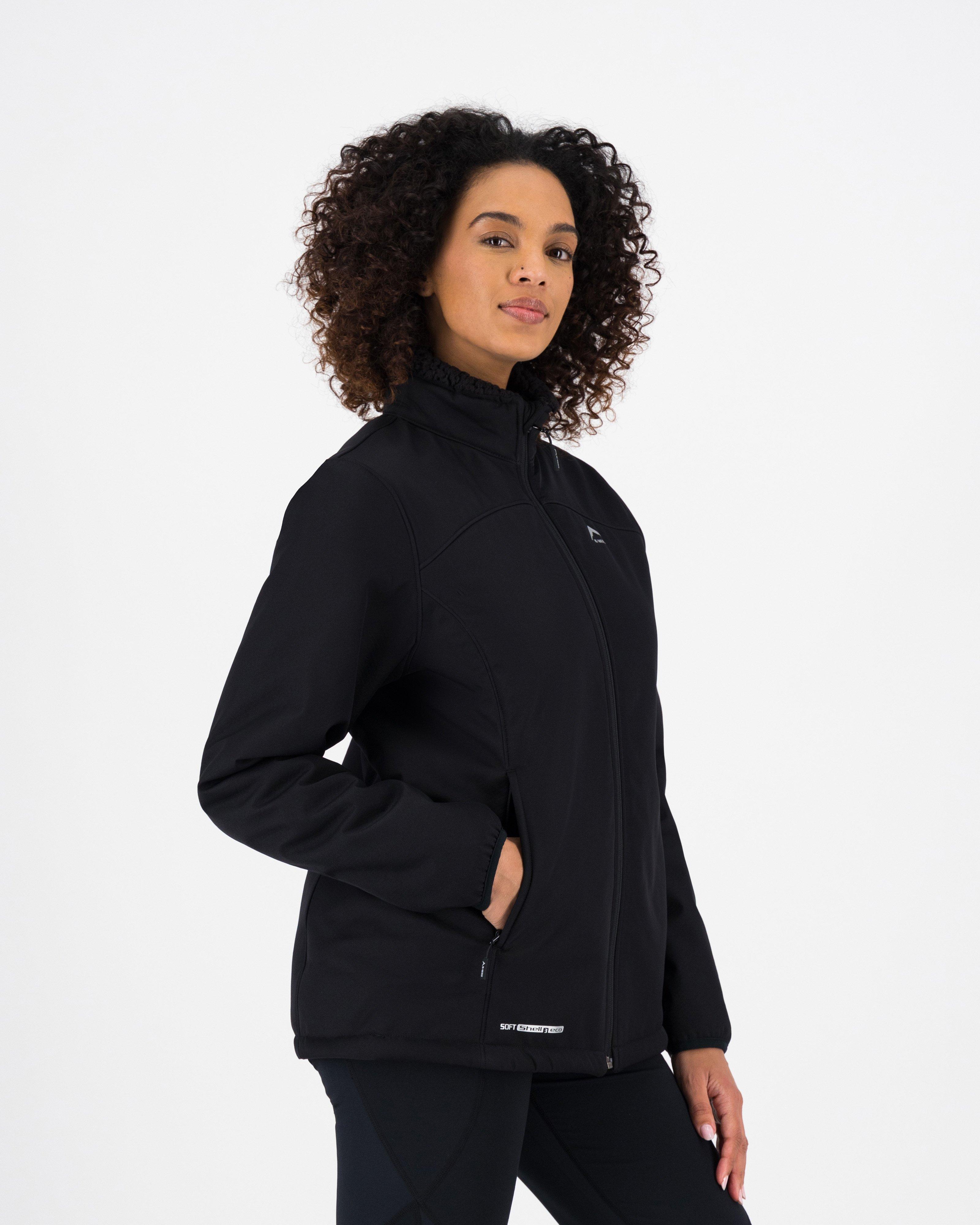 K-Way Women’s Mara Softshell Jacket  -  Black