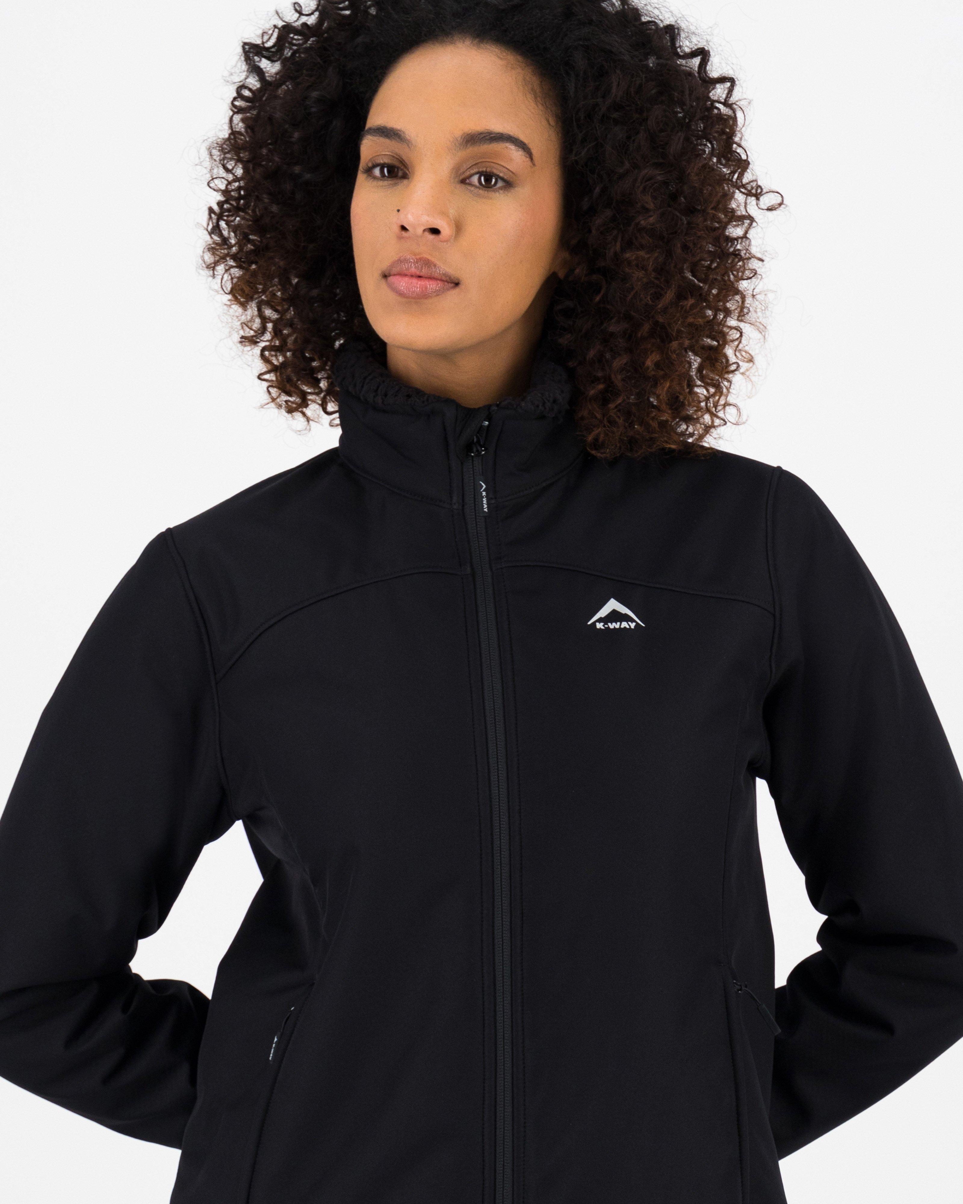 K-Way Women’s Mara Softshell Jacket  -  Black