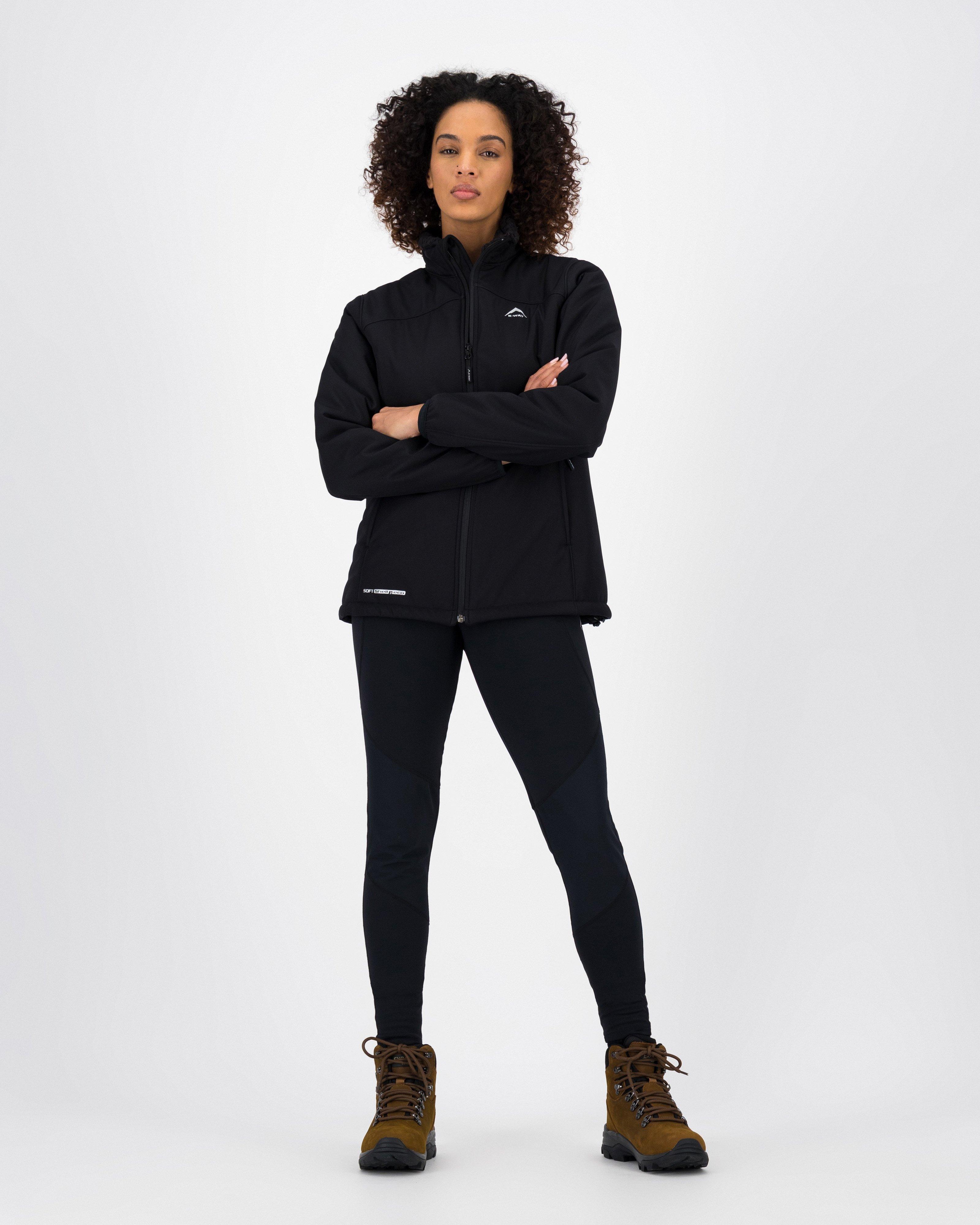 K-Way Women’s Mara Softshell Jacket  -  Black