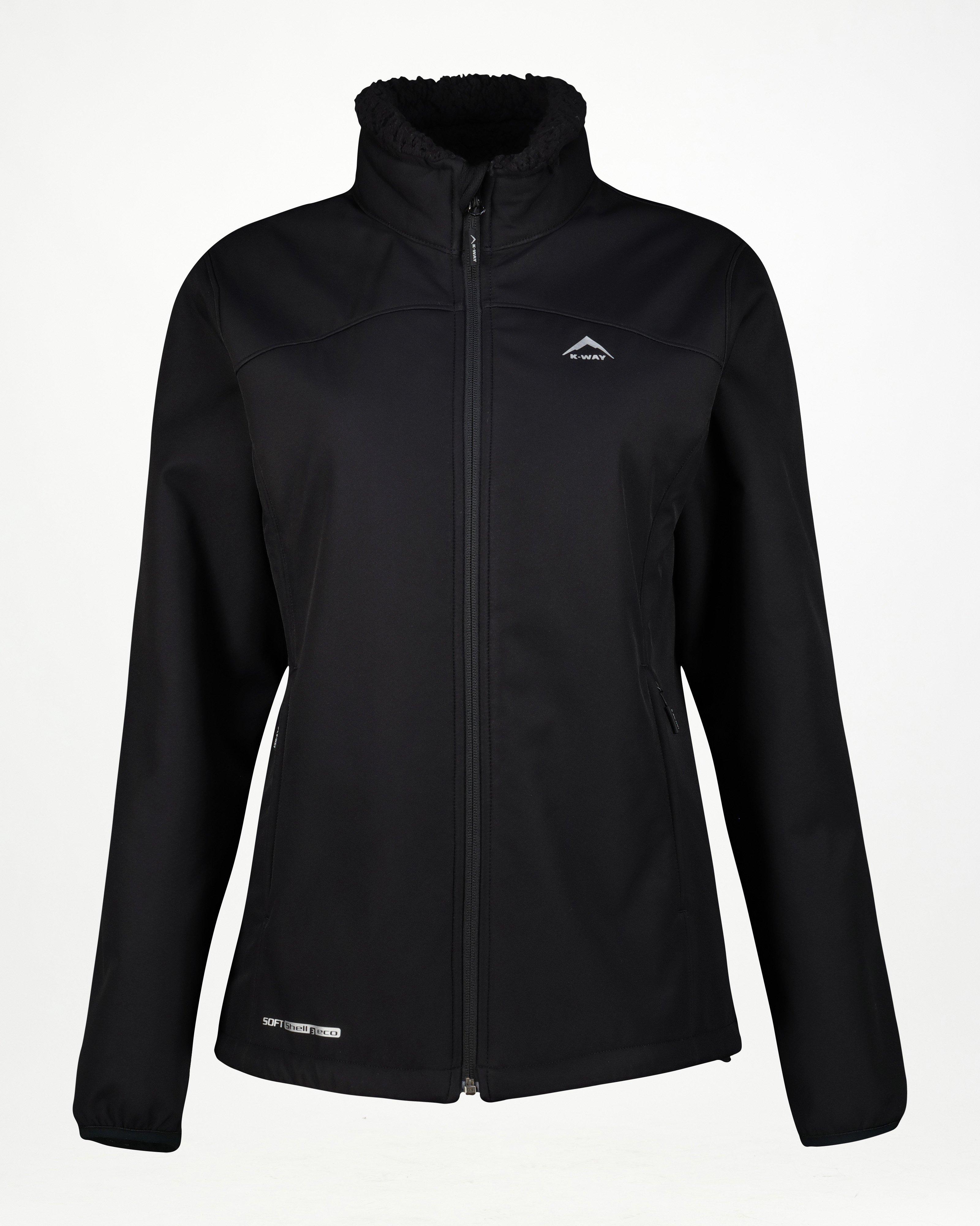 K-Way Women’s Mara Softshell Jacket  -  Black