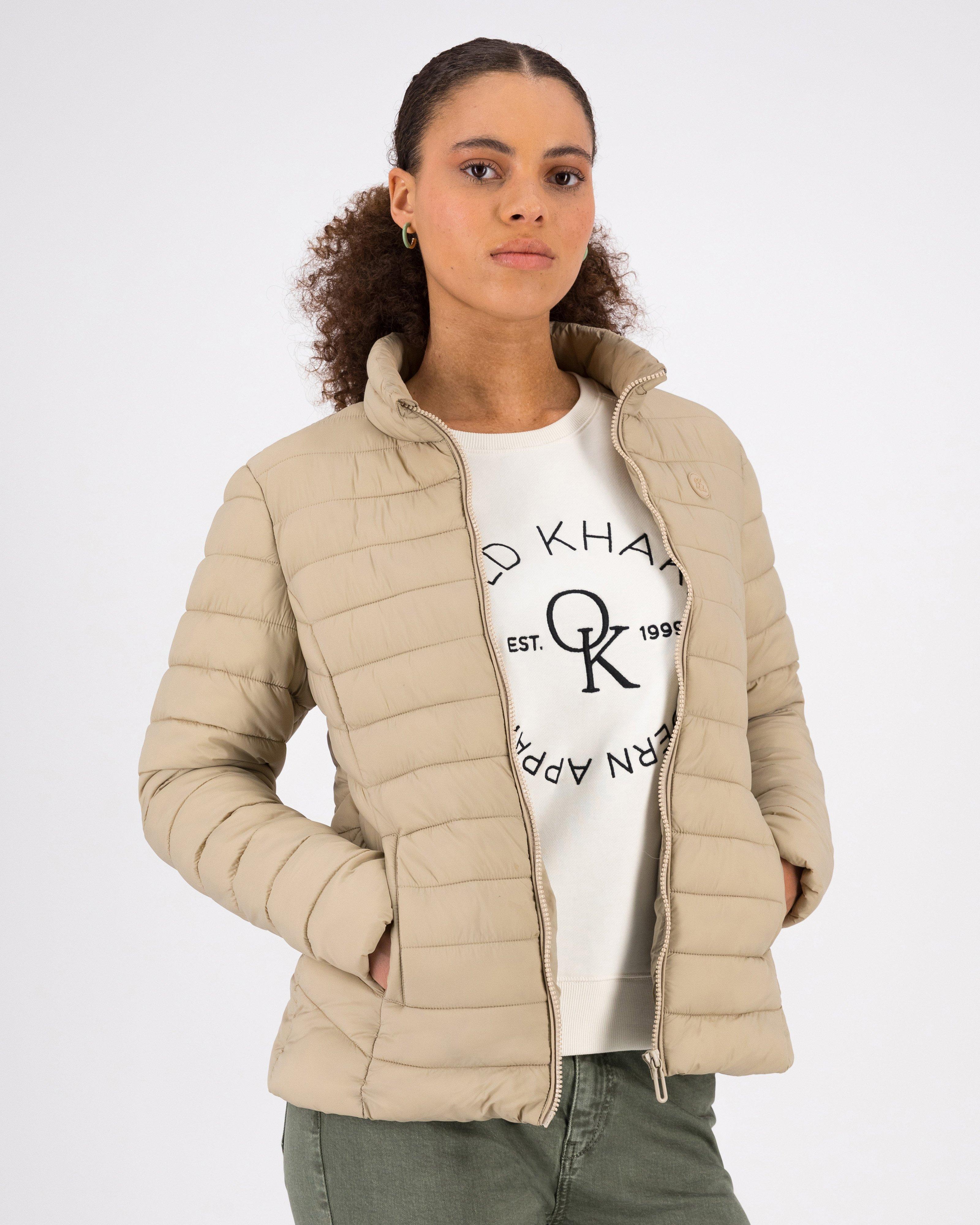 Old Khaki Women’s Nora Puffer Jacket -  Stone