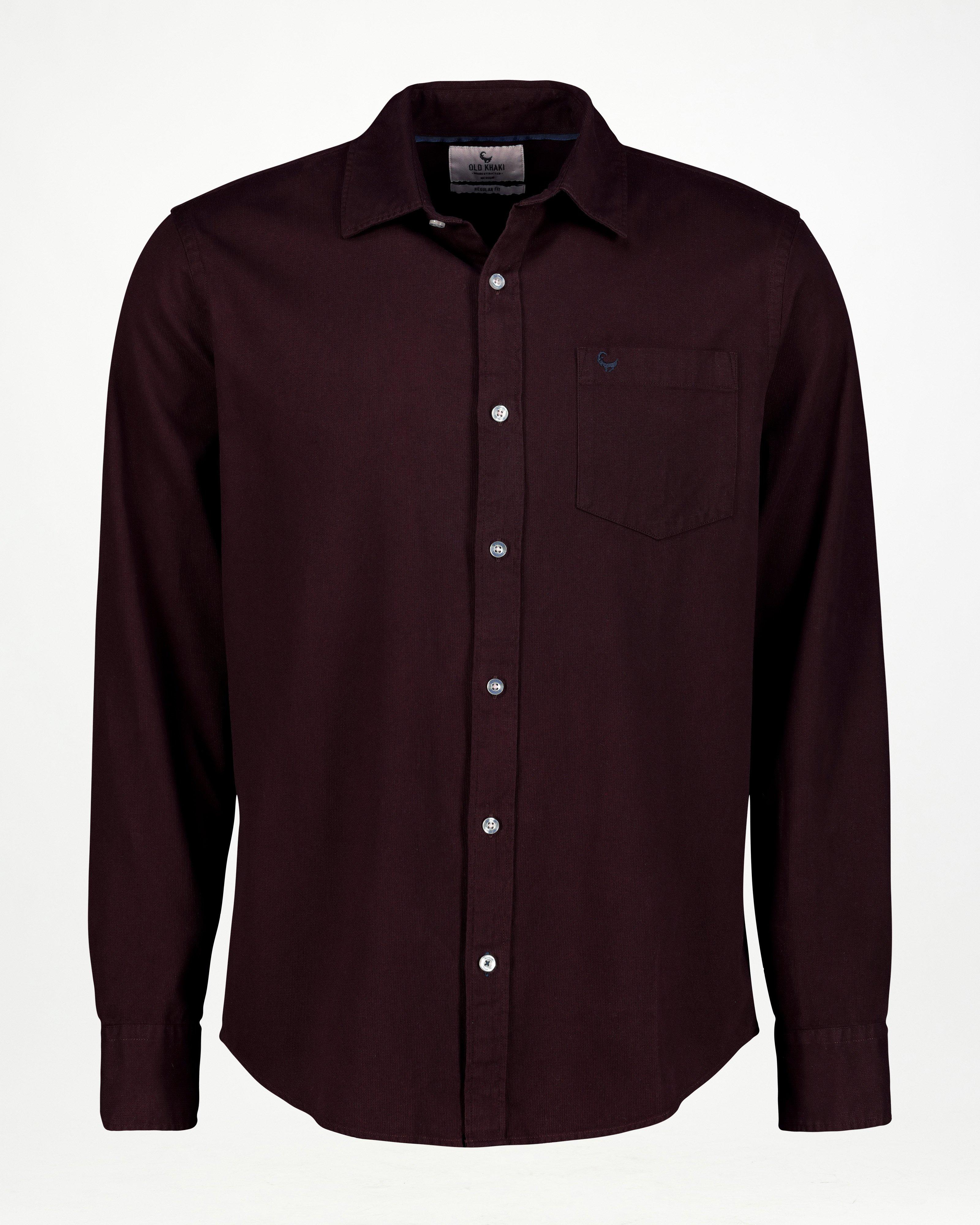 Men’s Pete Bedford Shirt -  Burgundy