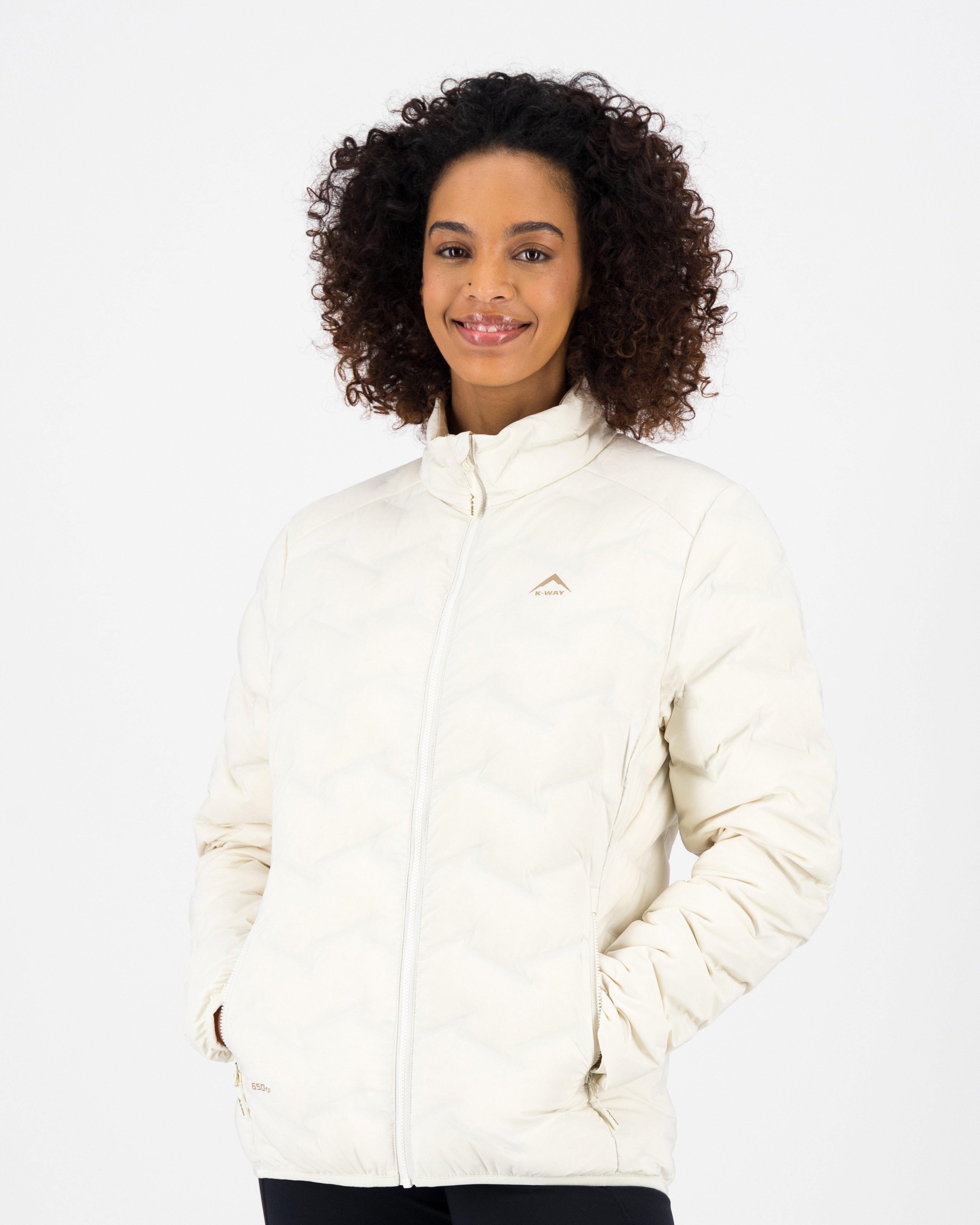 K-Way Women’s Addo Down Puffer Jacket -  Milk