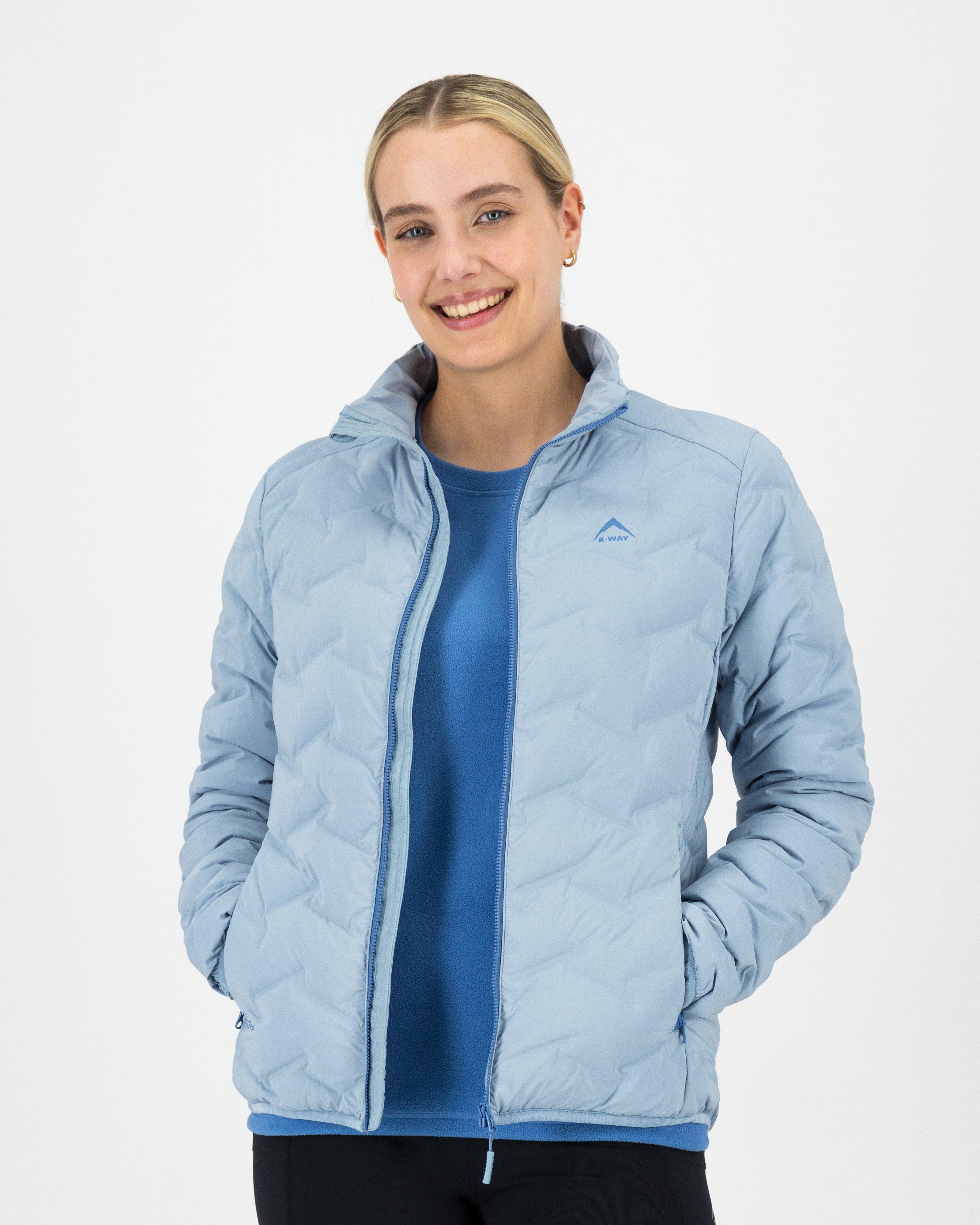 K-Way Women’s Addo Down Puffer Jacket -  Cloud Blue