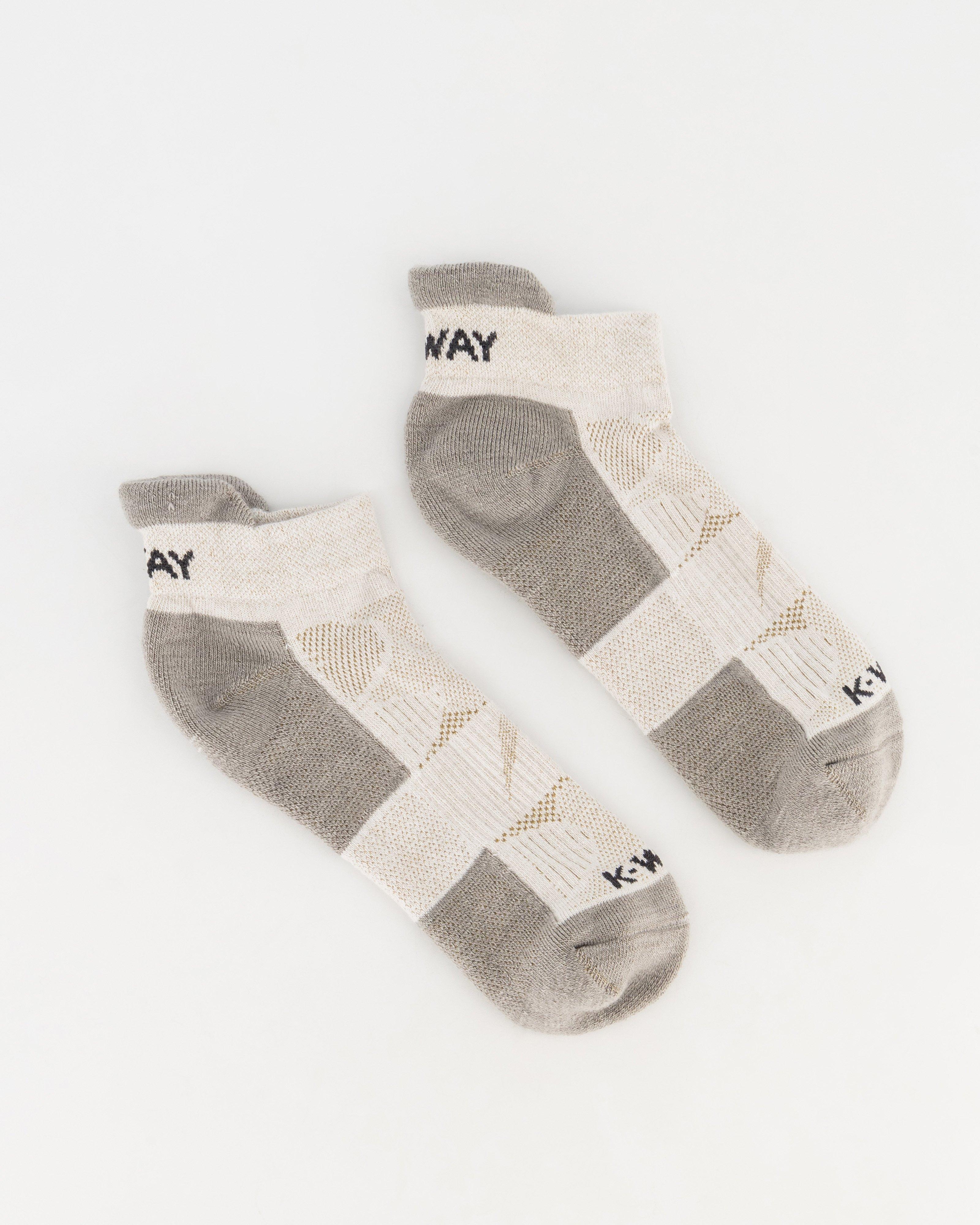 K-Way Mohair Active Socks -  White