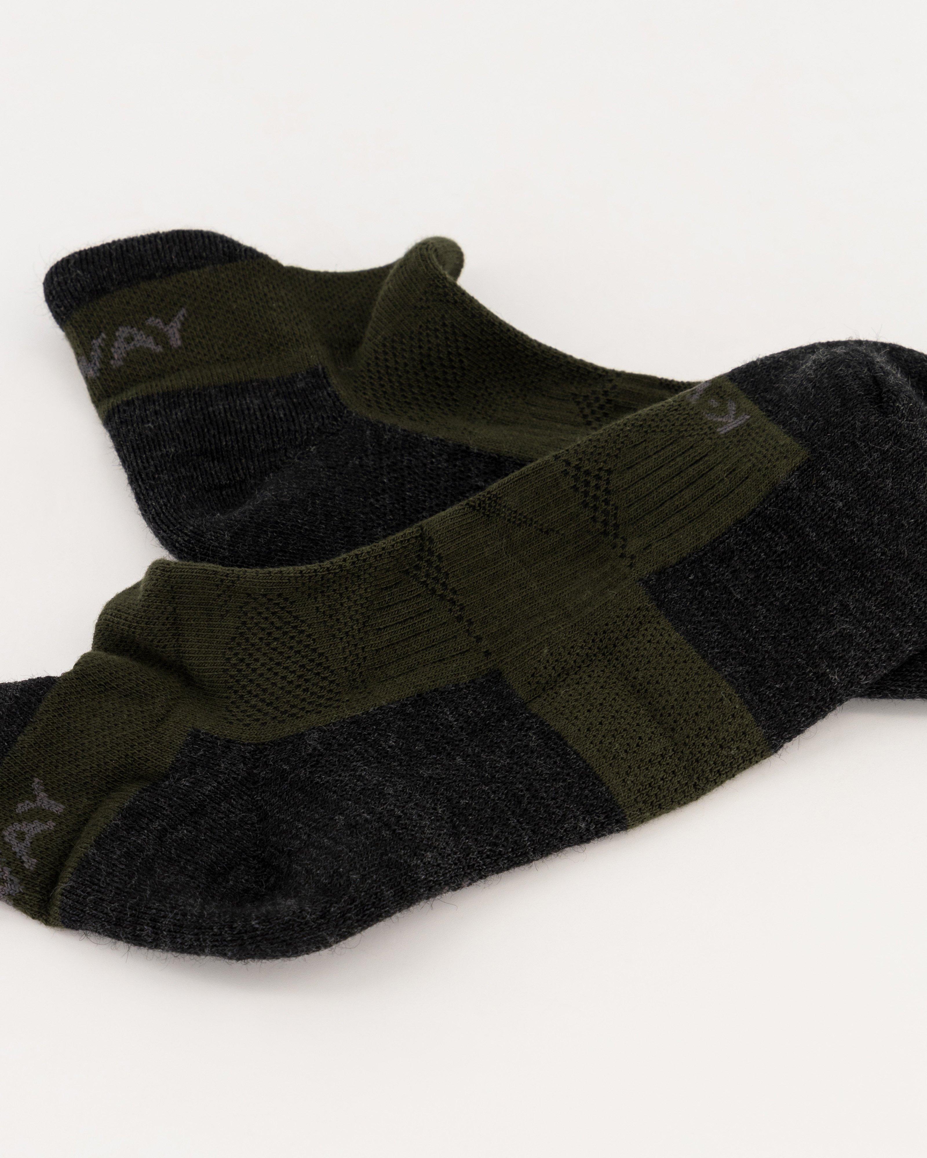 K-Way Mohair Active Socks -  Olive