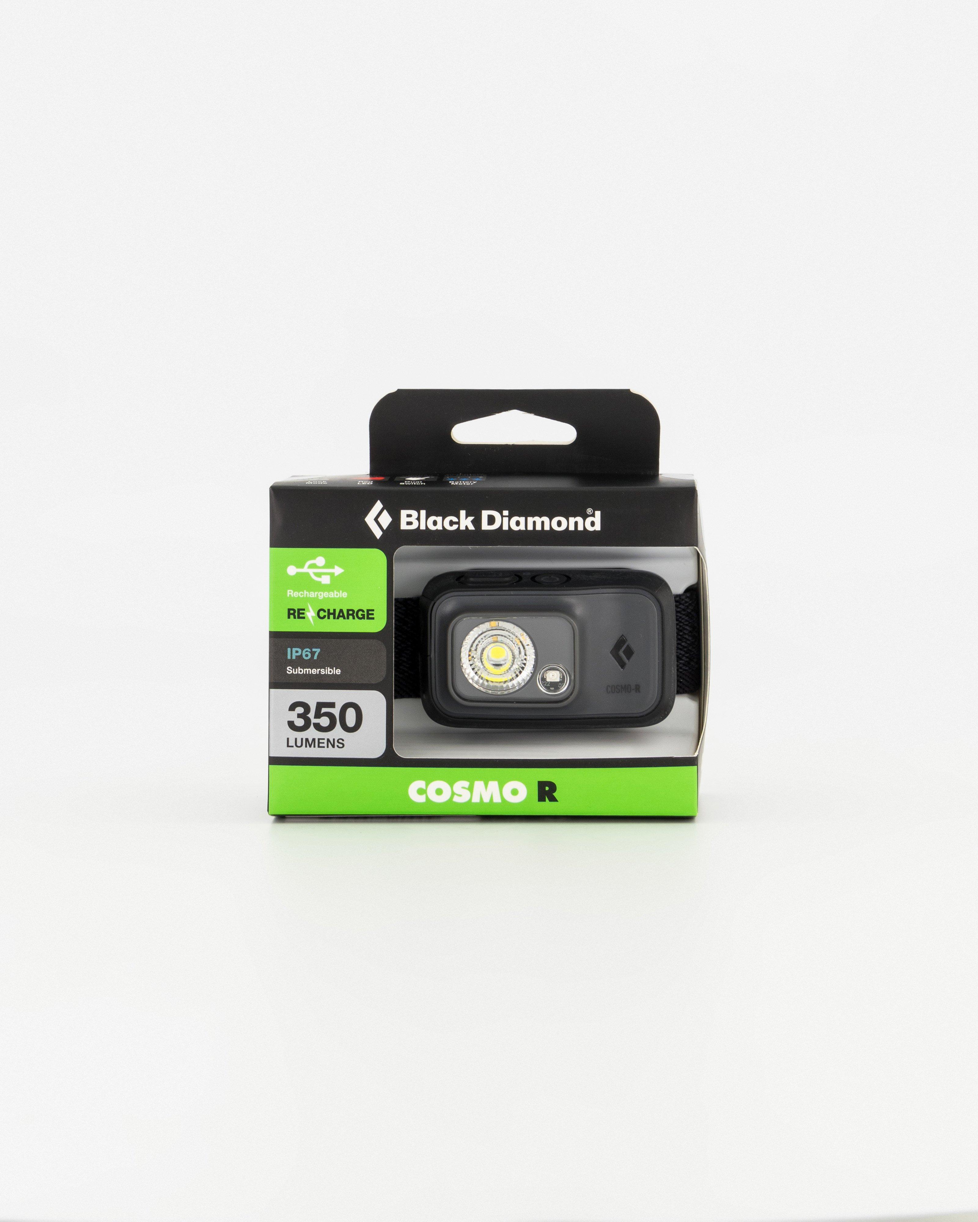 Black Diamond Cosmo 350-R Series Headlamp -  Graphite