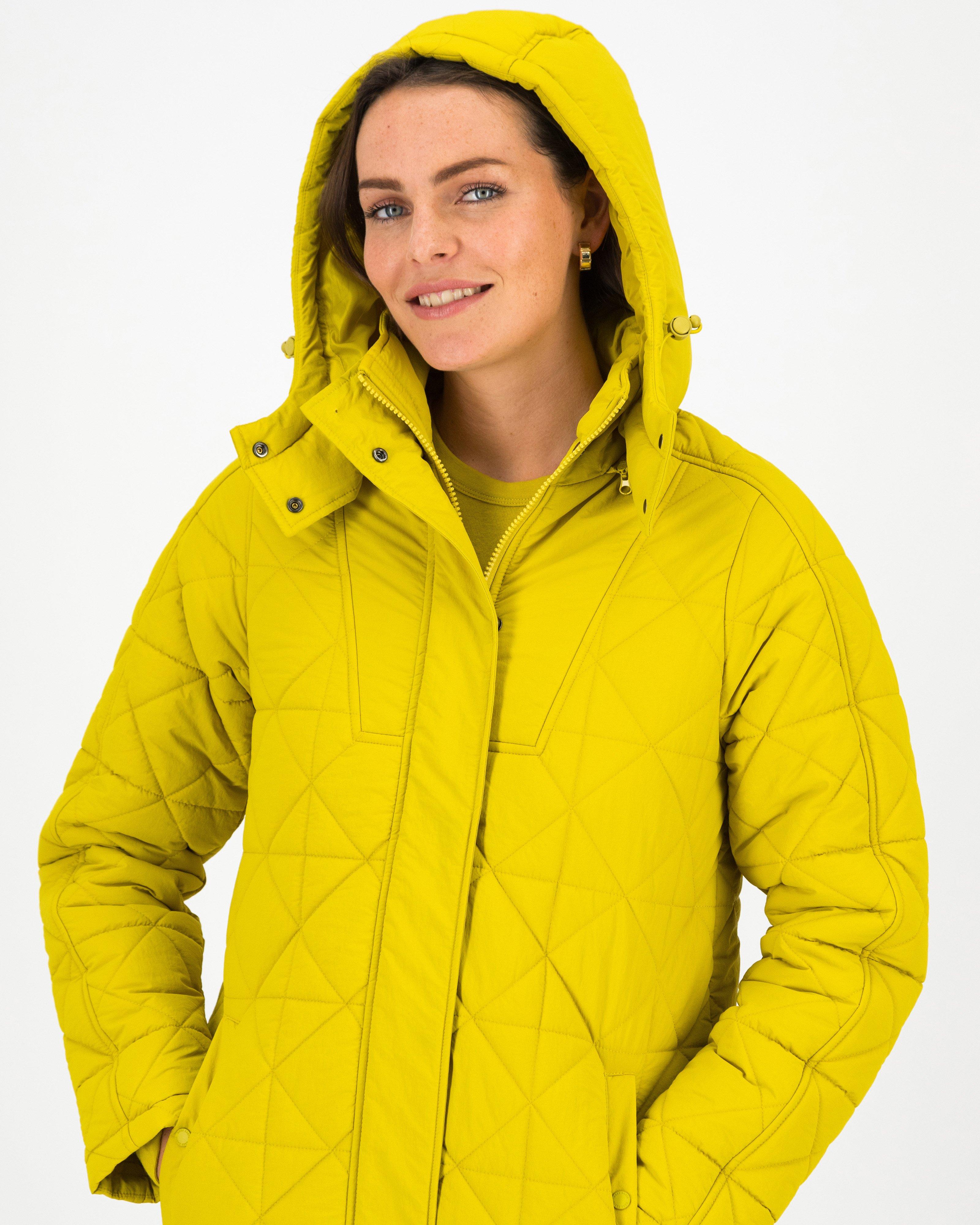 Rare Earth Women’s Pia Quilted Utility Jacket -  Chartreuse