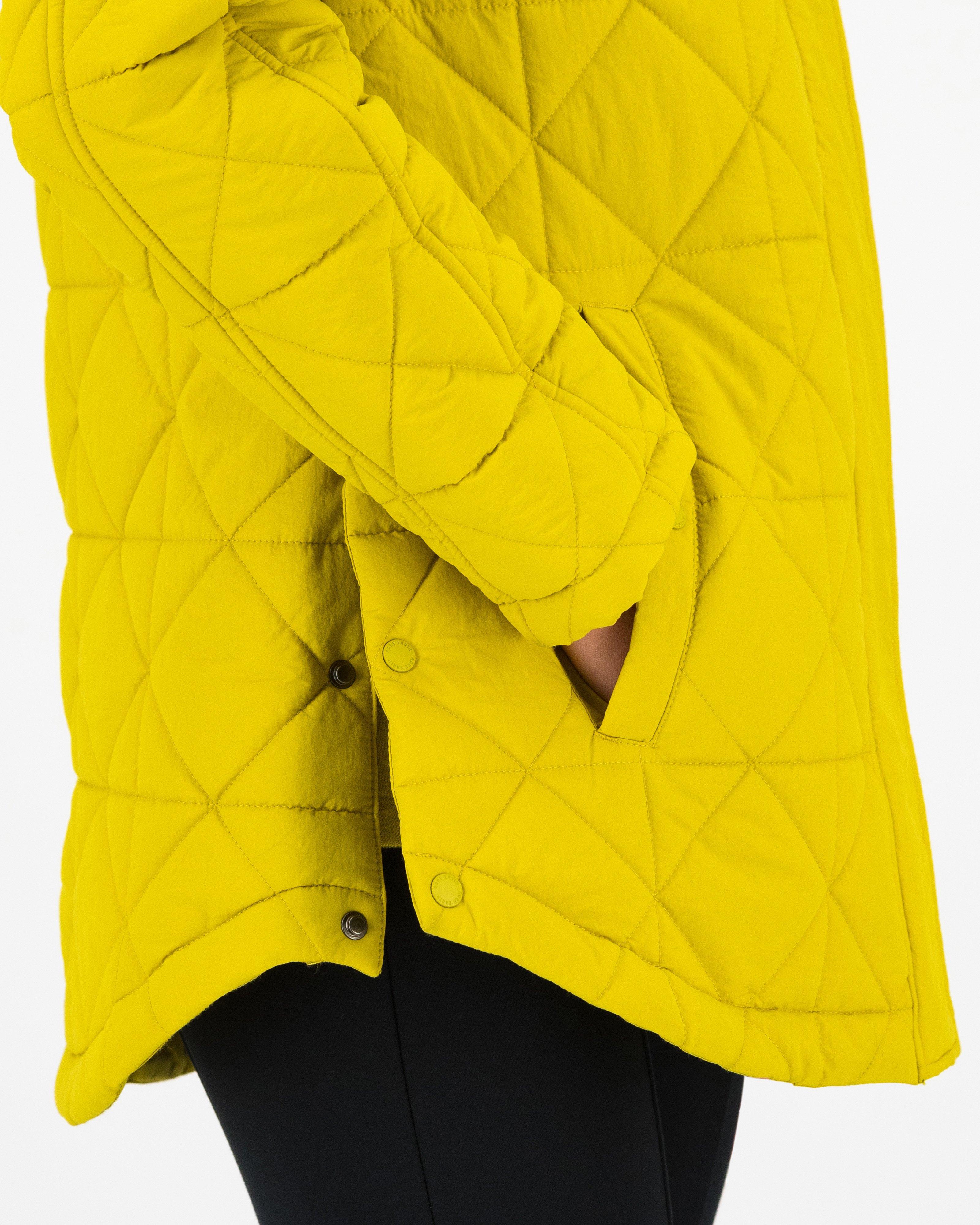 Rare Earth Women’s Pia Quilted Utility Jacket -  Chartreuse