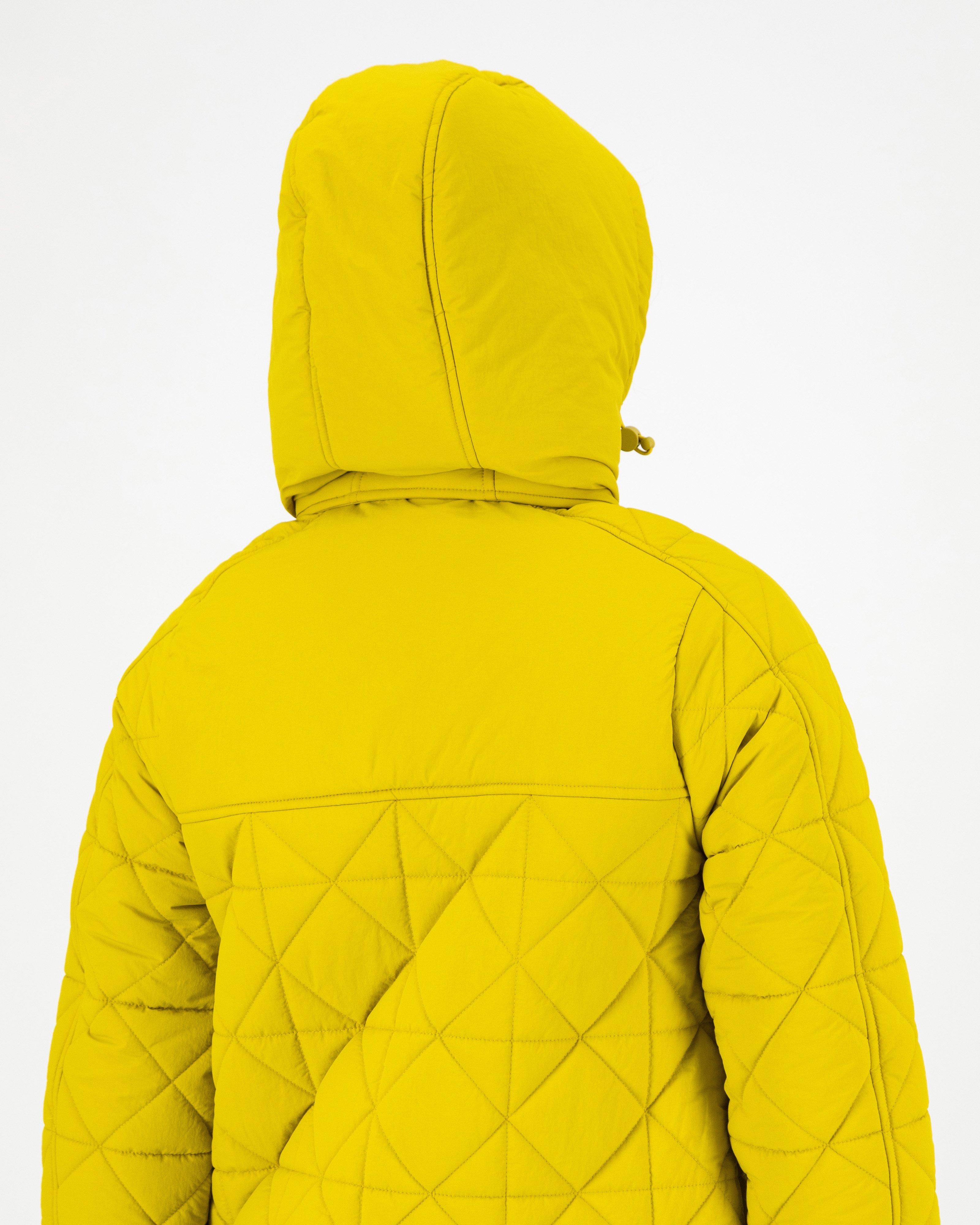 Rare Earth Women’s Pia Quilted Utility Jacket -  Chartreuse