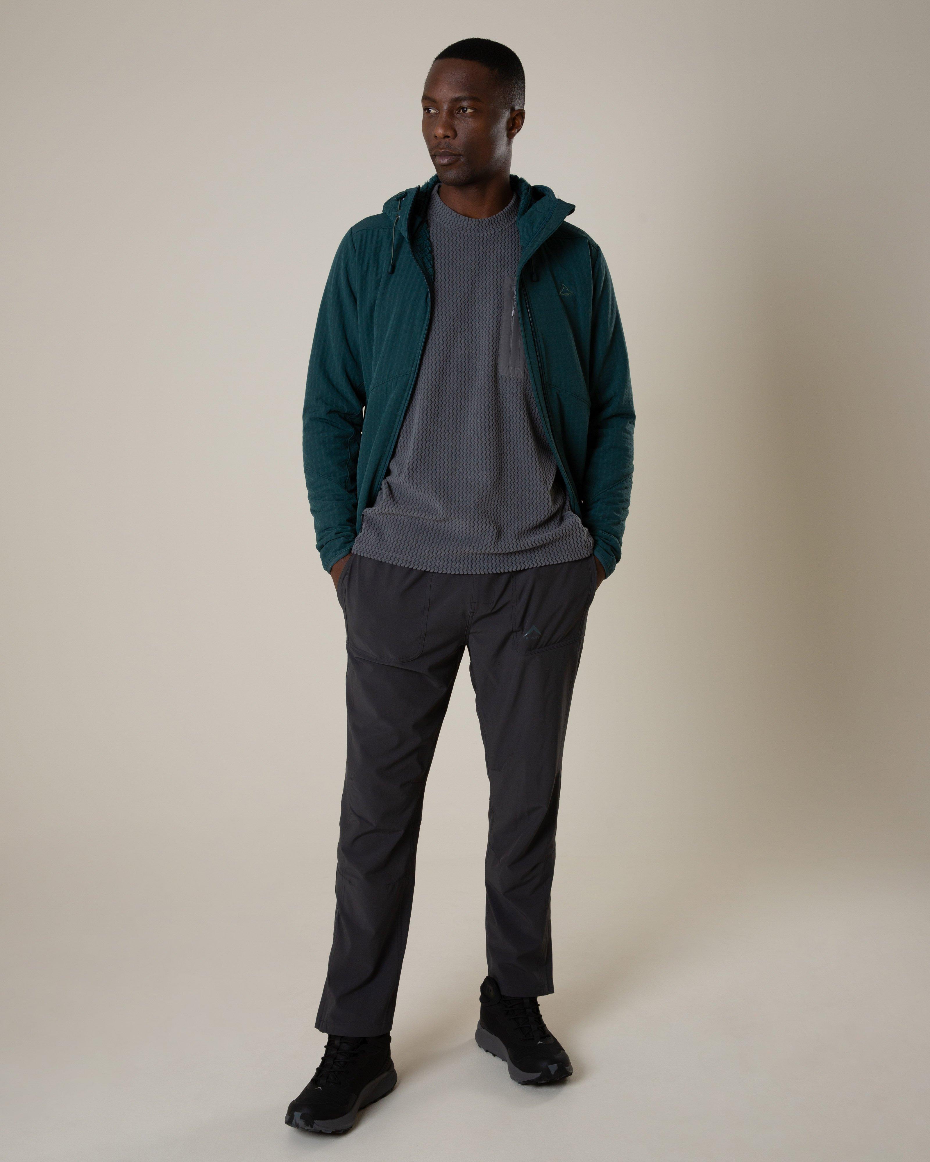 K-Way Men's Grid Hooded Fleece Jacket | Cape Union Mart