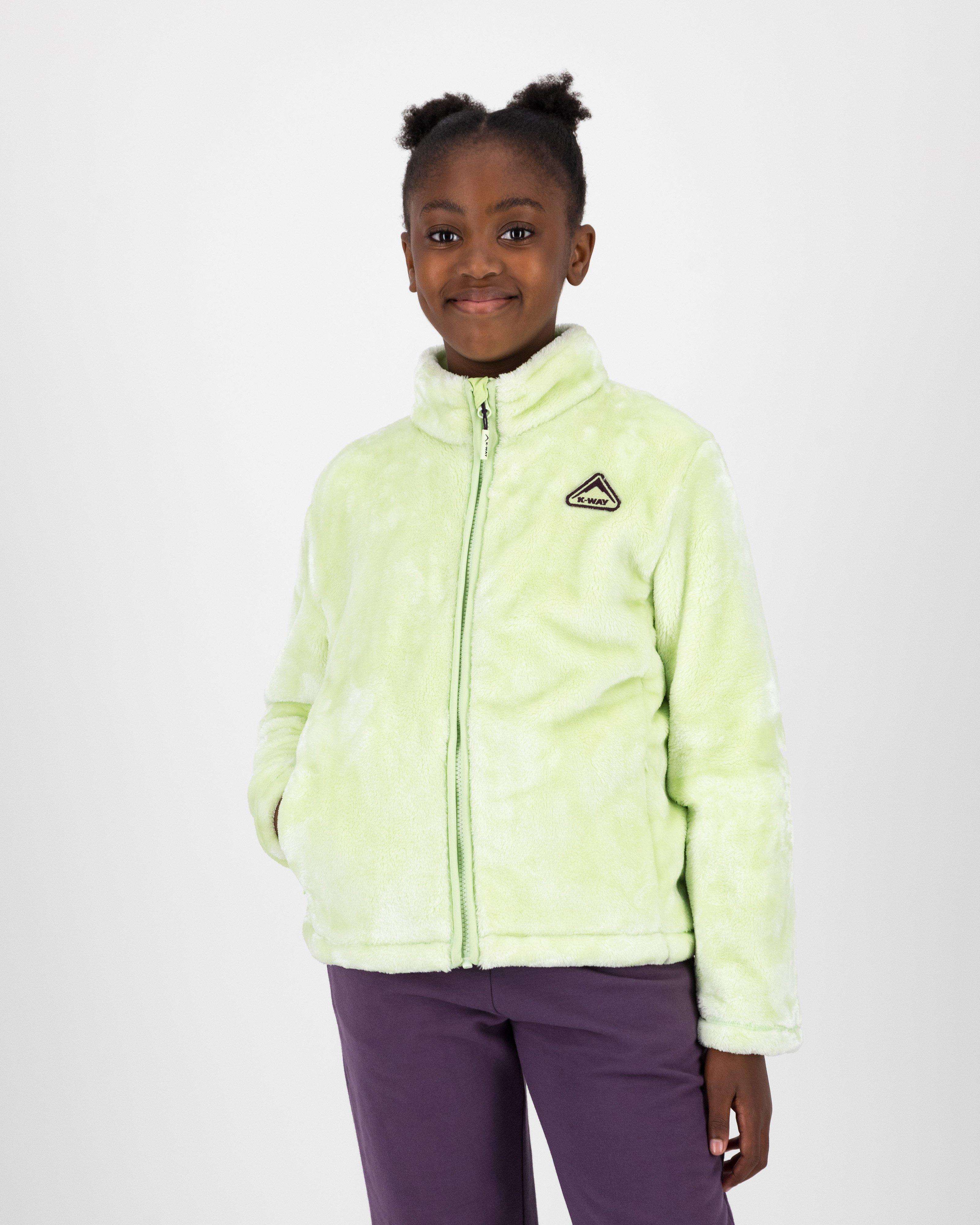 K-Way Youth Girls’ Savannah Plush Fleece Jacket -  Lime